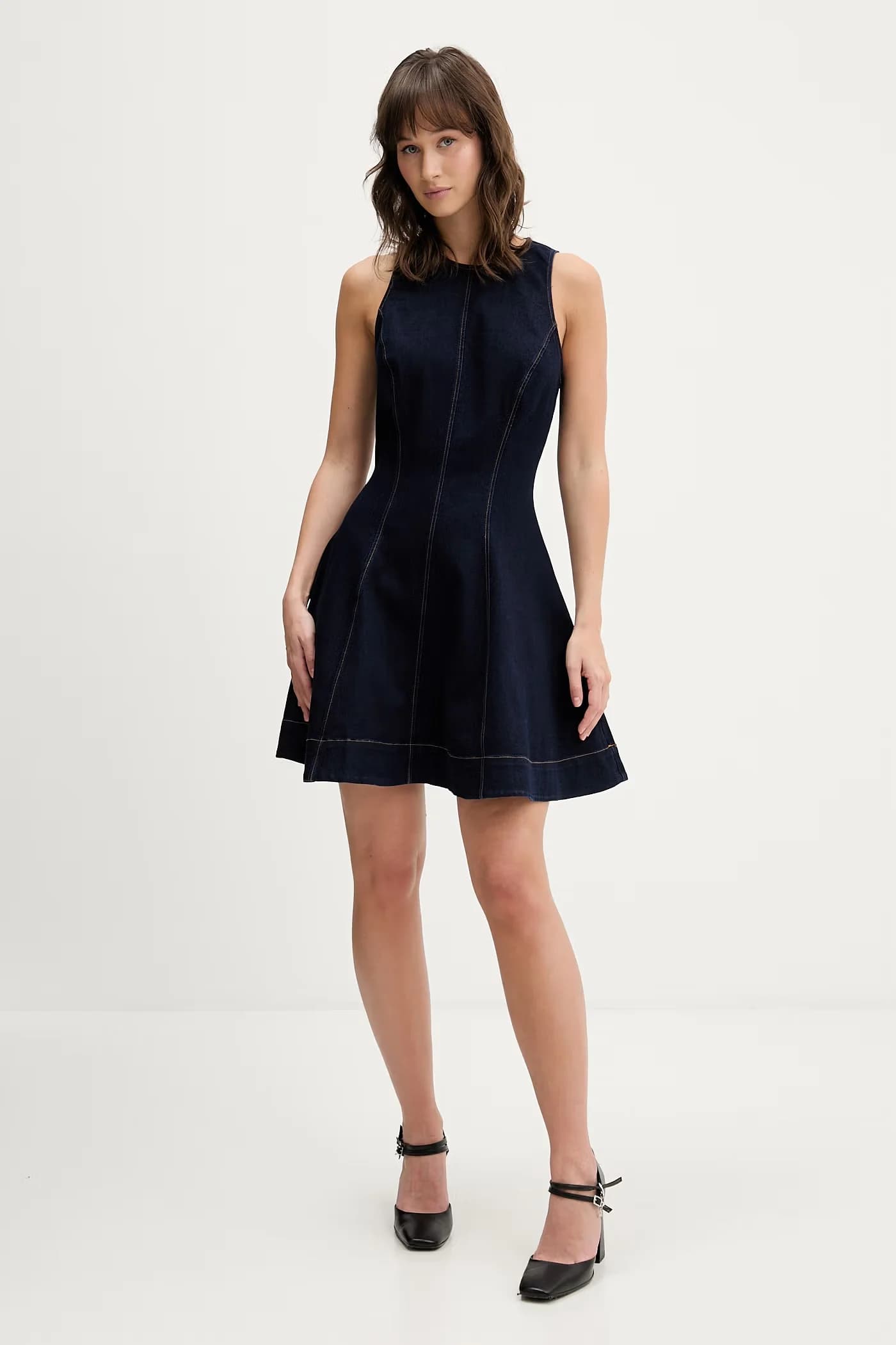 Джинсовое платье - фото 2