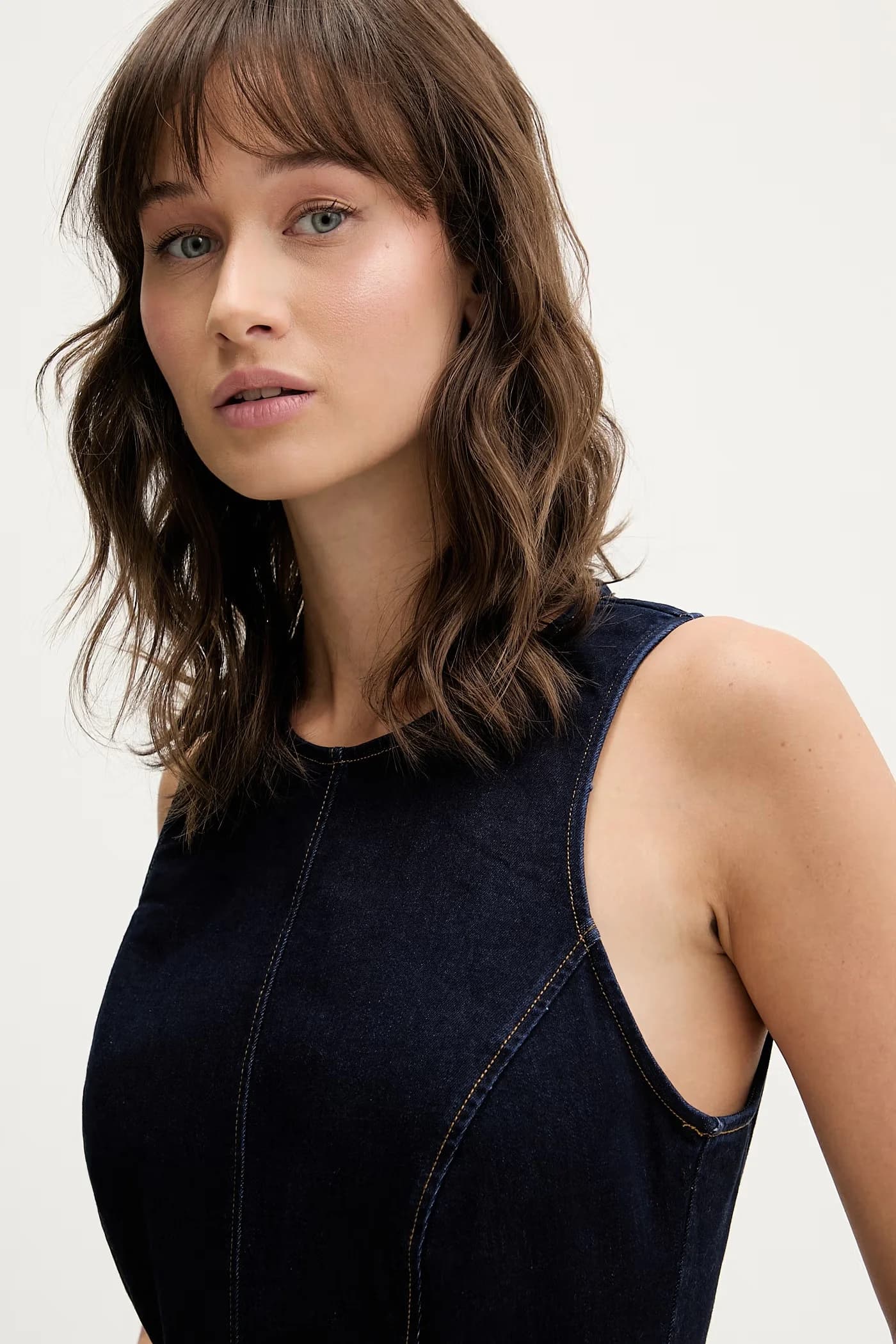 Джинсовое платье - фото 4