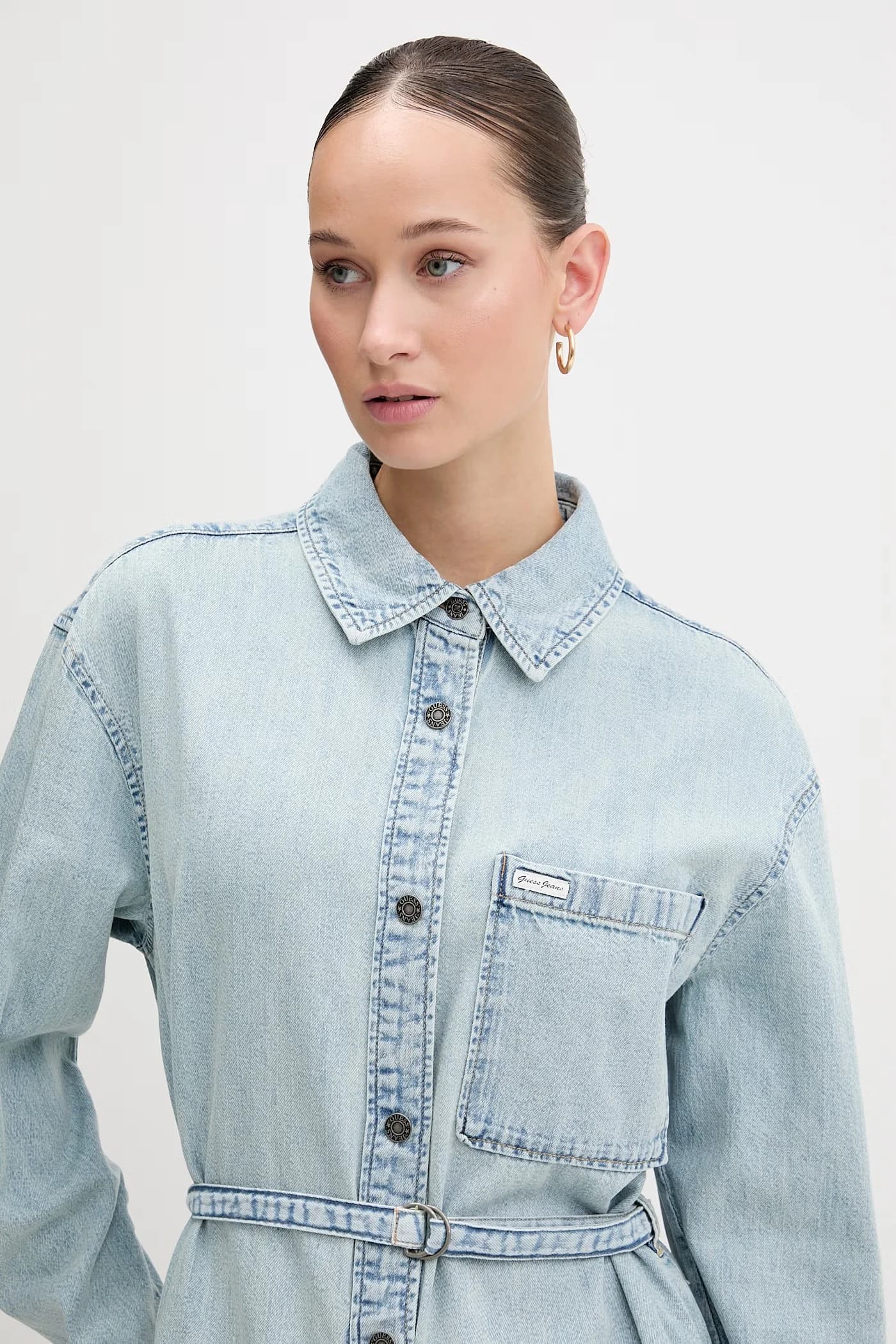 Джинсовое платье - фото 4