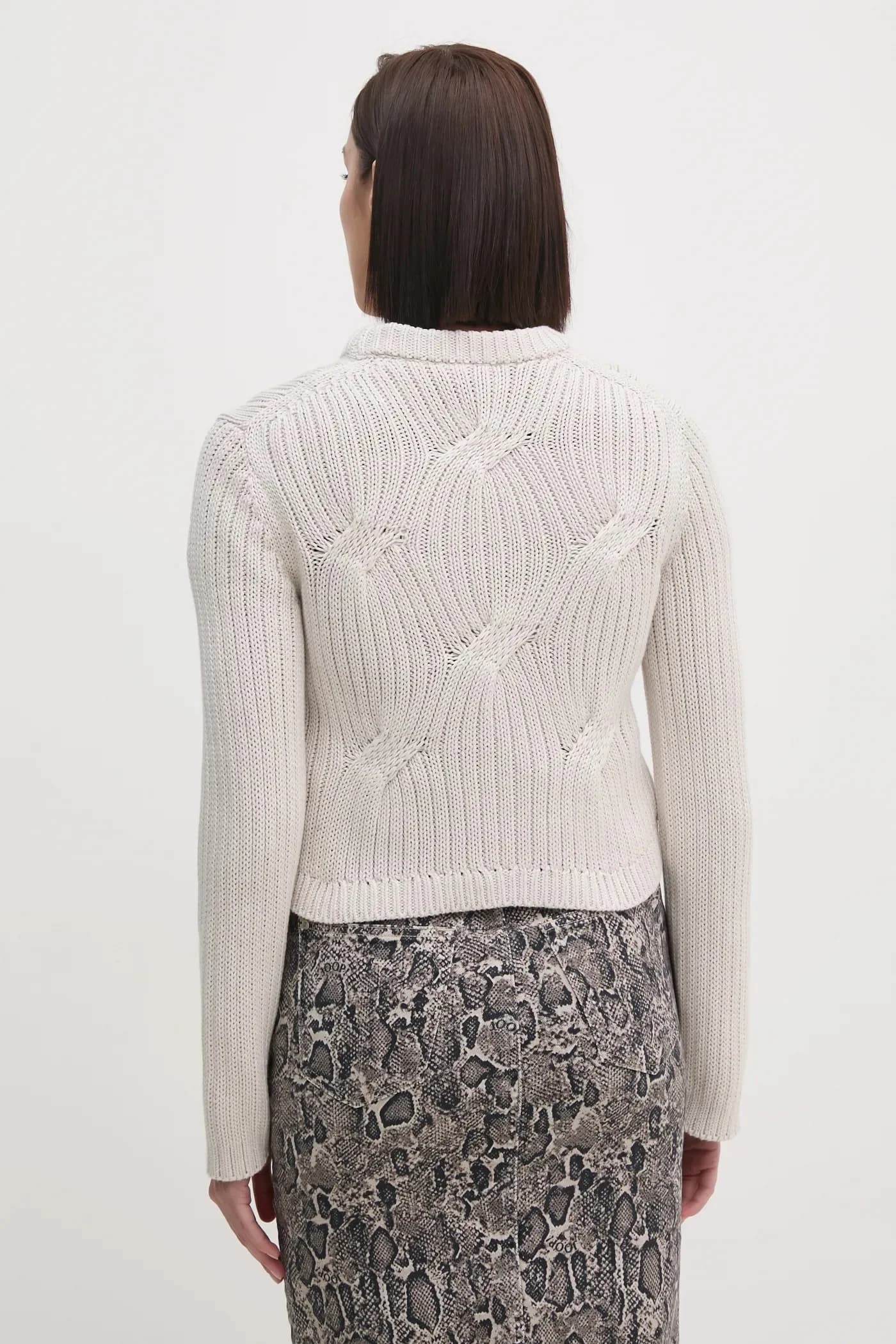 Хлопковый свитер - фото 3