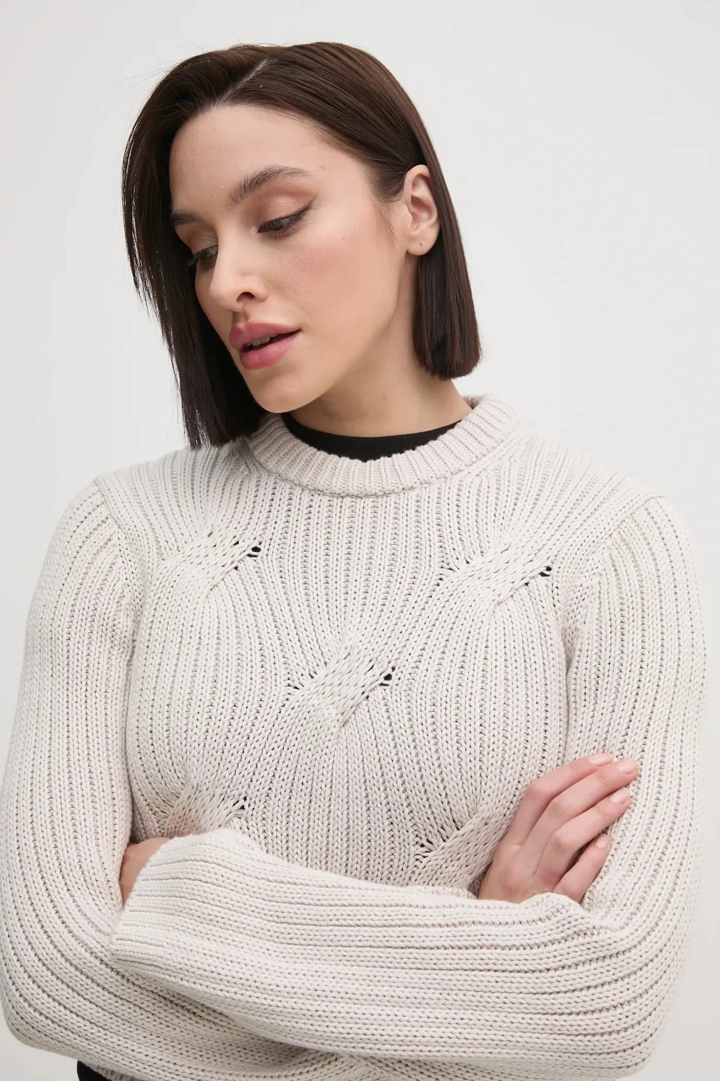 Хлопковый свитер - фото 4