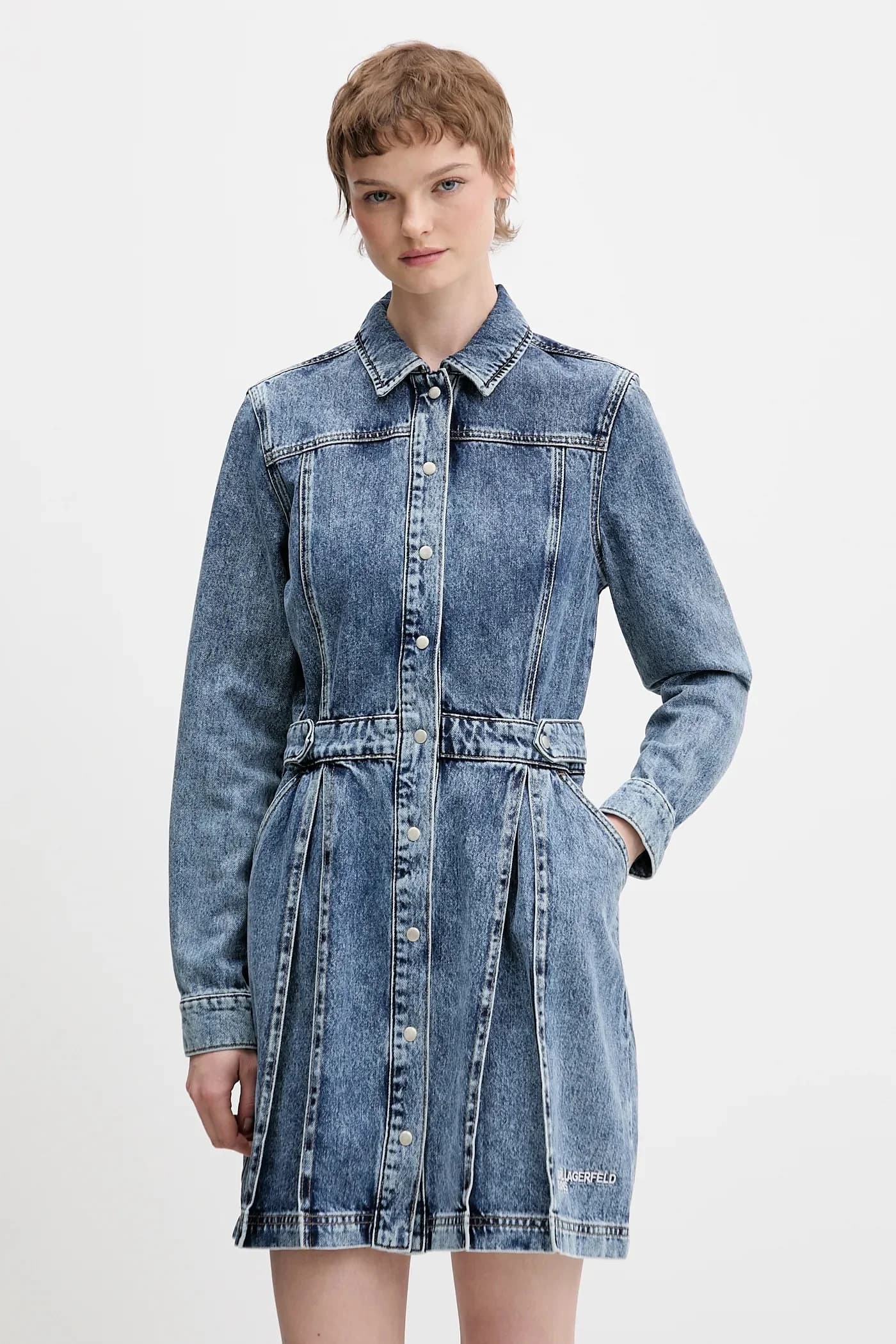 Джинсовое платье