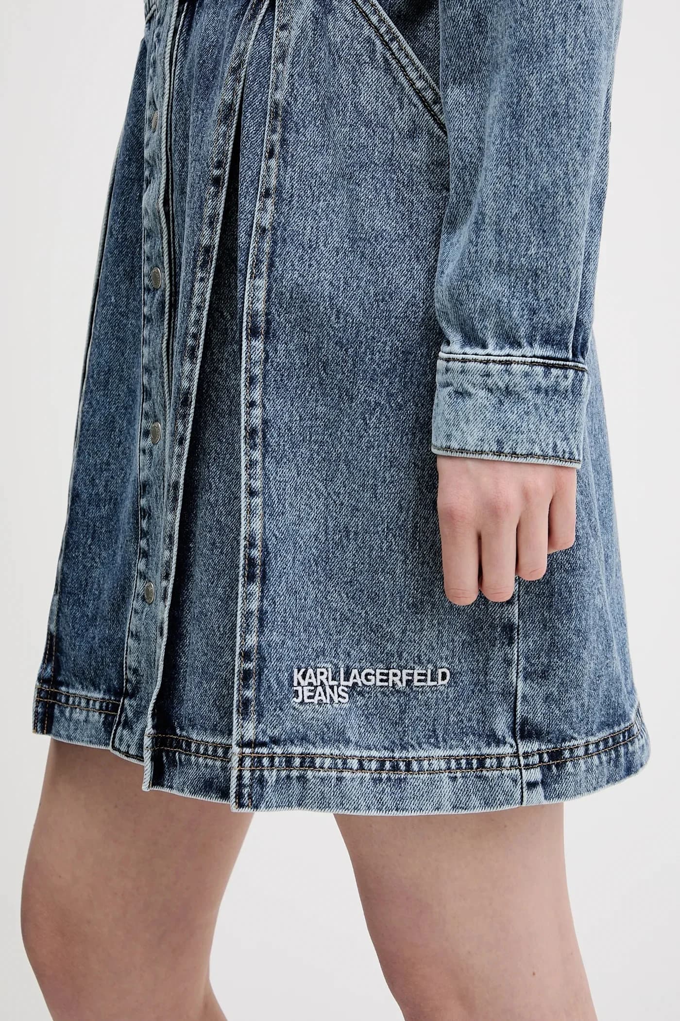 Джинсовое платье - фото 5