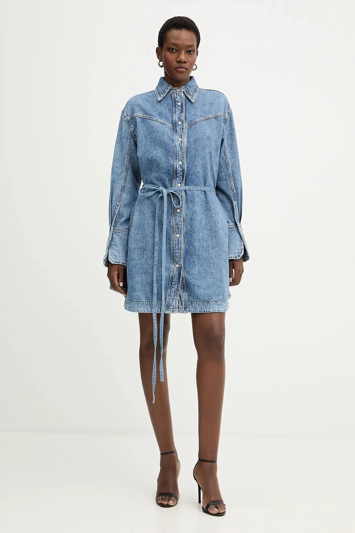 джинсовое платье C SHIRTDRESS - фото 2