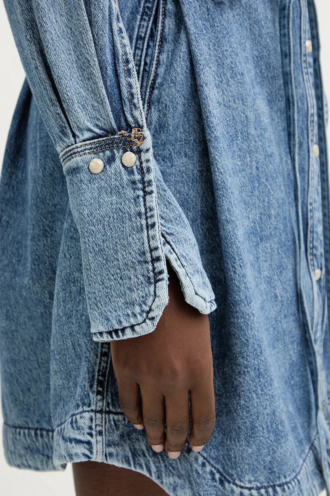 джинсовое платье C SHIRTDRESS - фото 5