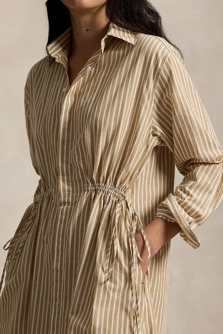 Платье из смесового льна - фото 4