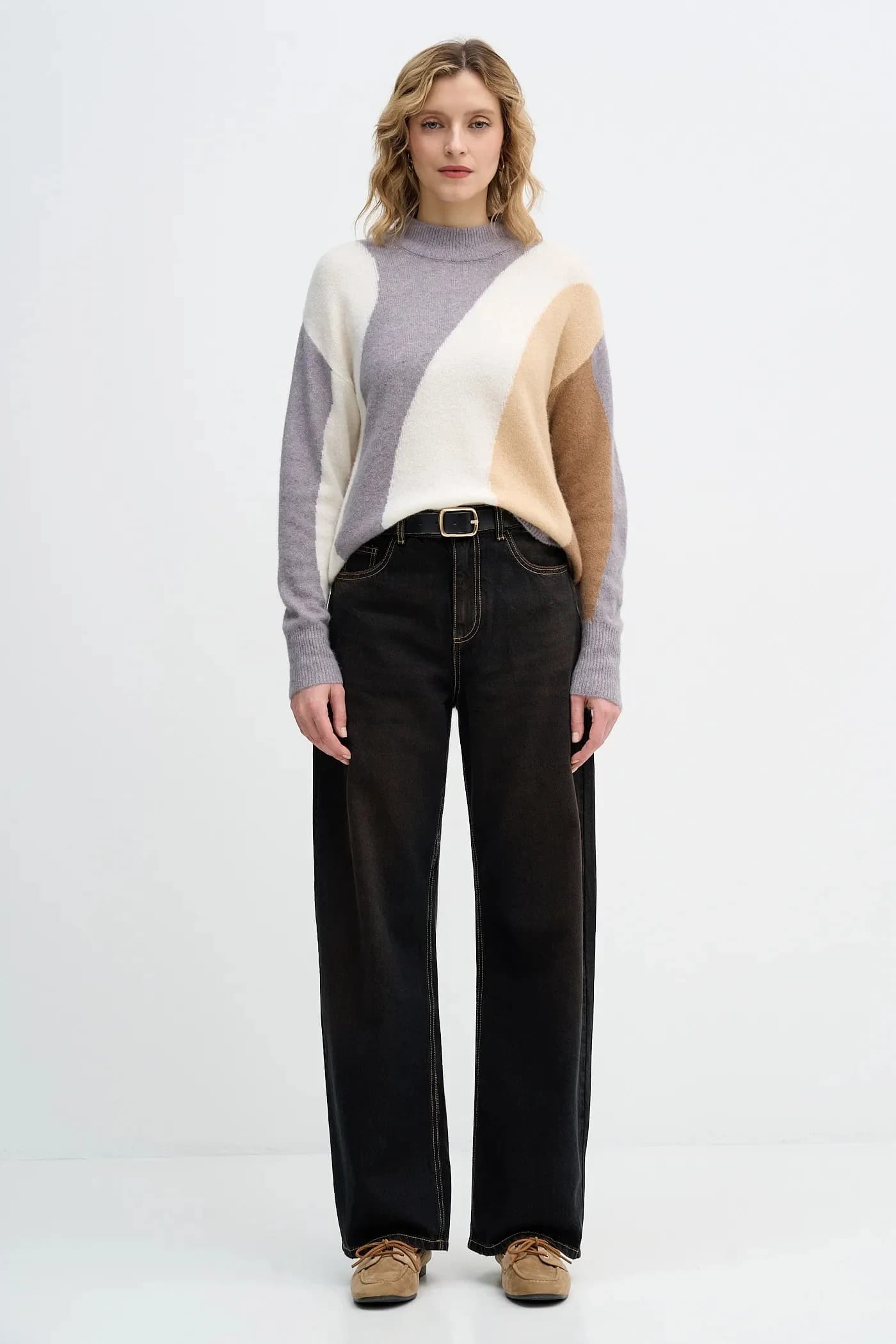 Свитер из смесовой шерсти - фото 2