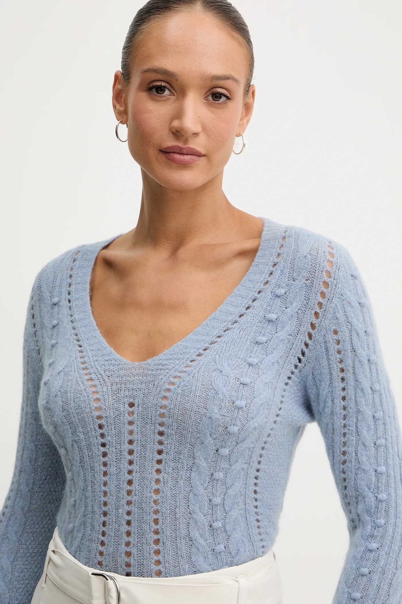 Свитер из смесовой шерсти - фото 4