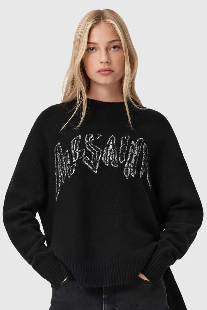 Свитер из смесовой шерсти