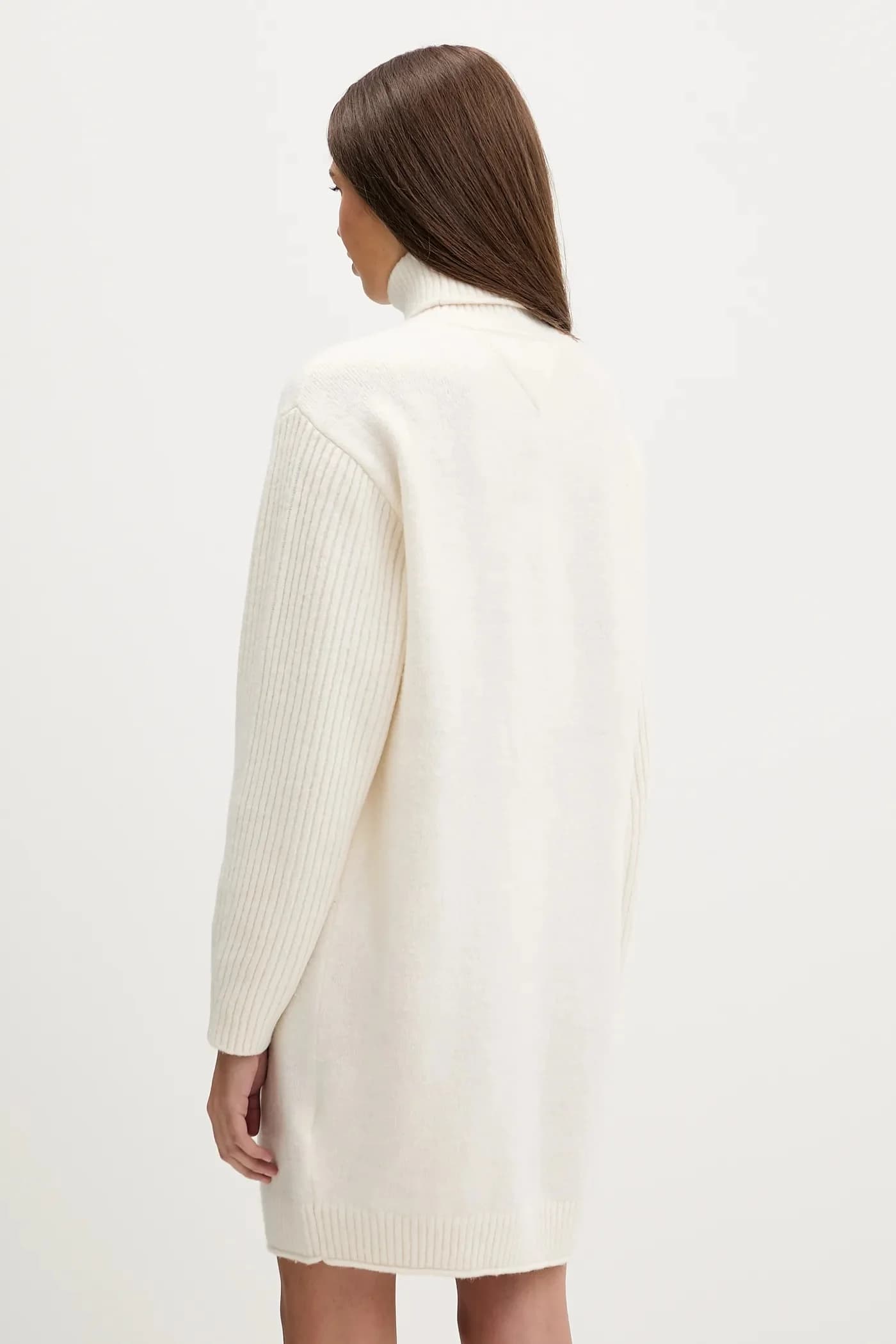 Платье из смесовой шерсти - фото 3