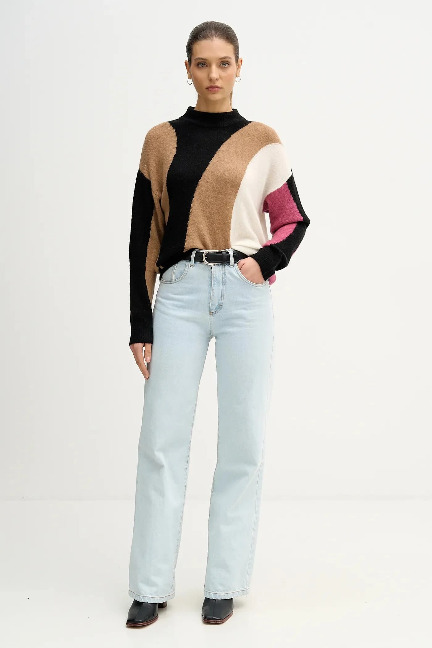 Свитер из смесовой шерсти - фото 2