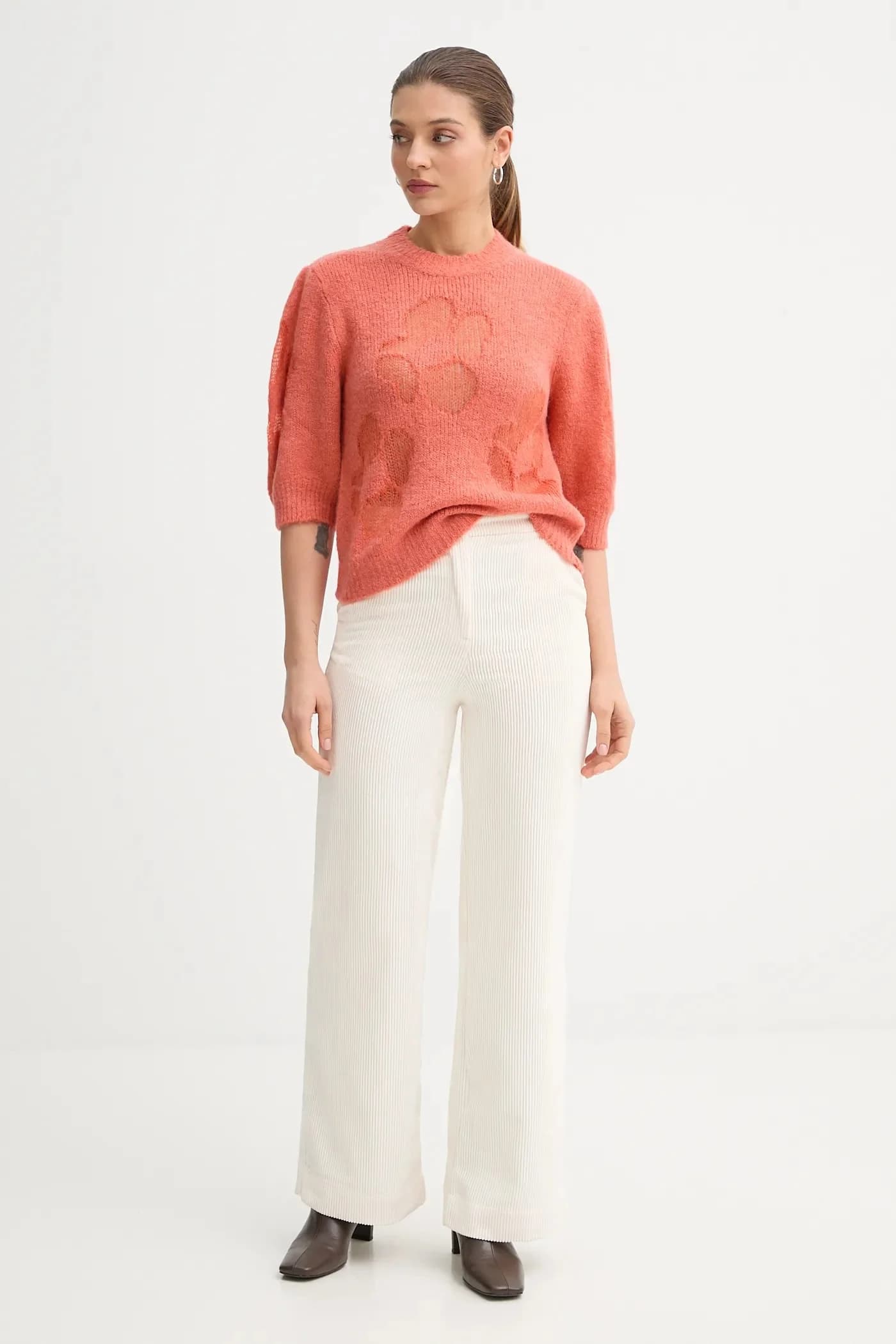 Свитер из смесовой шерсти - фото 2