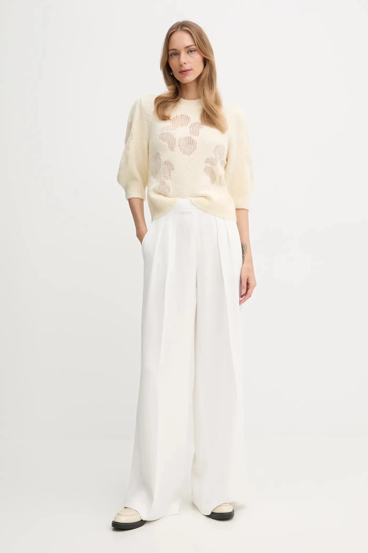 Свитер из смесовой шерсти - фото 2