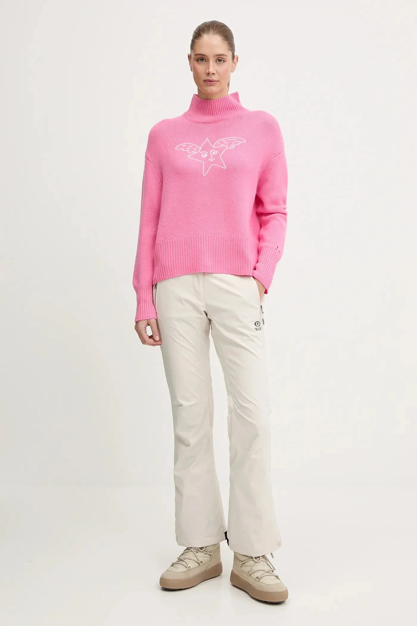 Sweter z domieszką kaszmiru JCC - фото 2