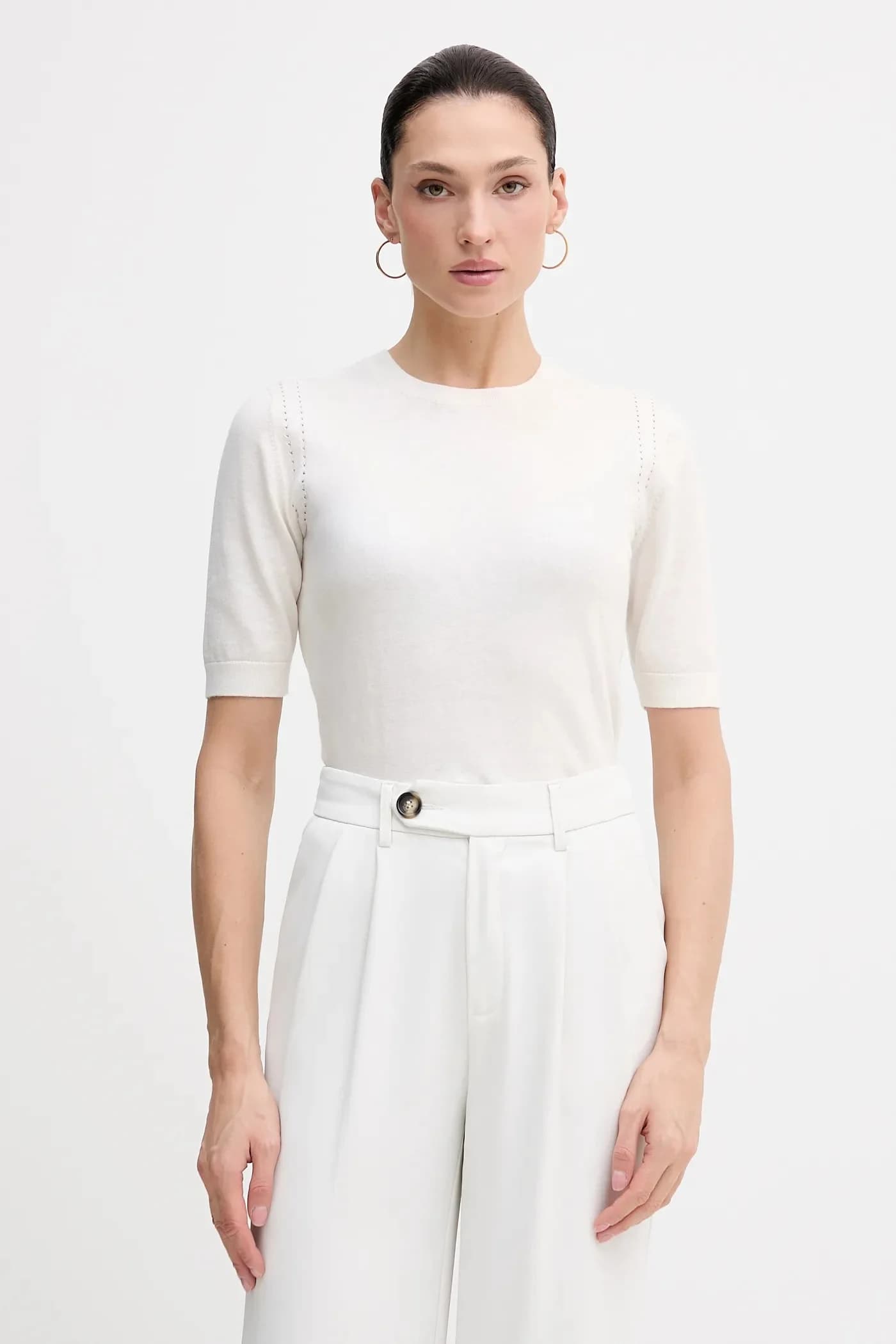 Свитер из смесовой шерсти