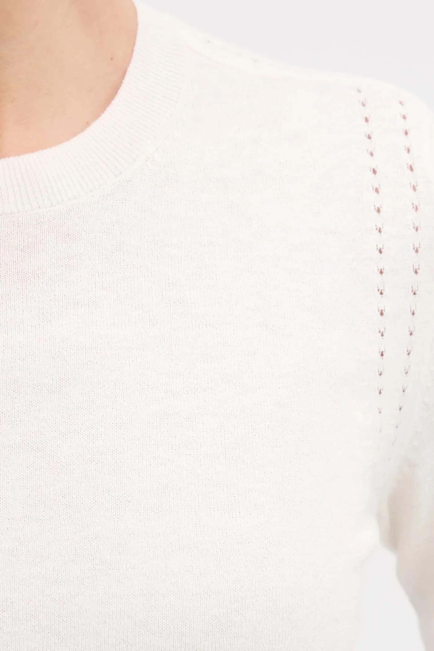 Свитер из смесовой шерсти - фото 5