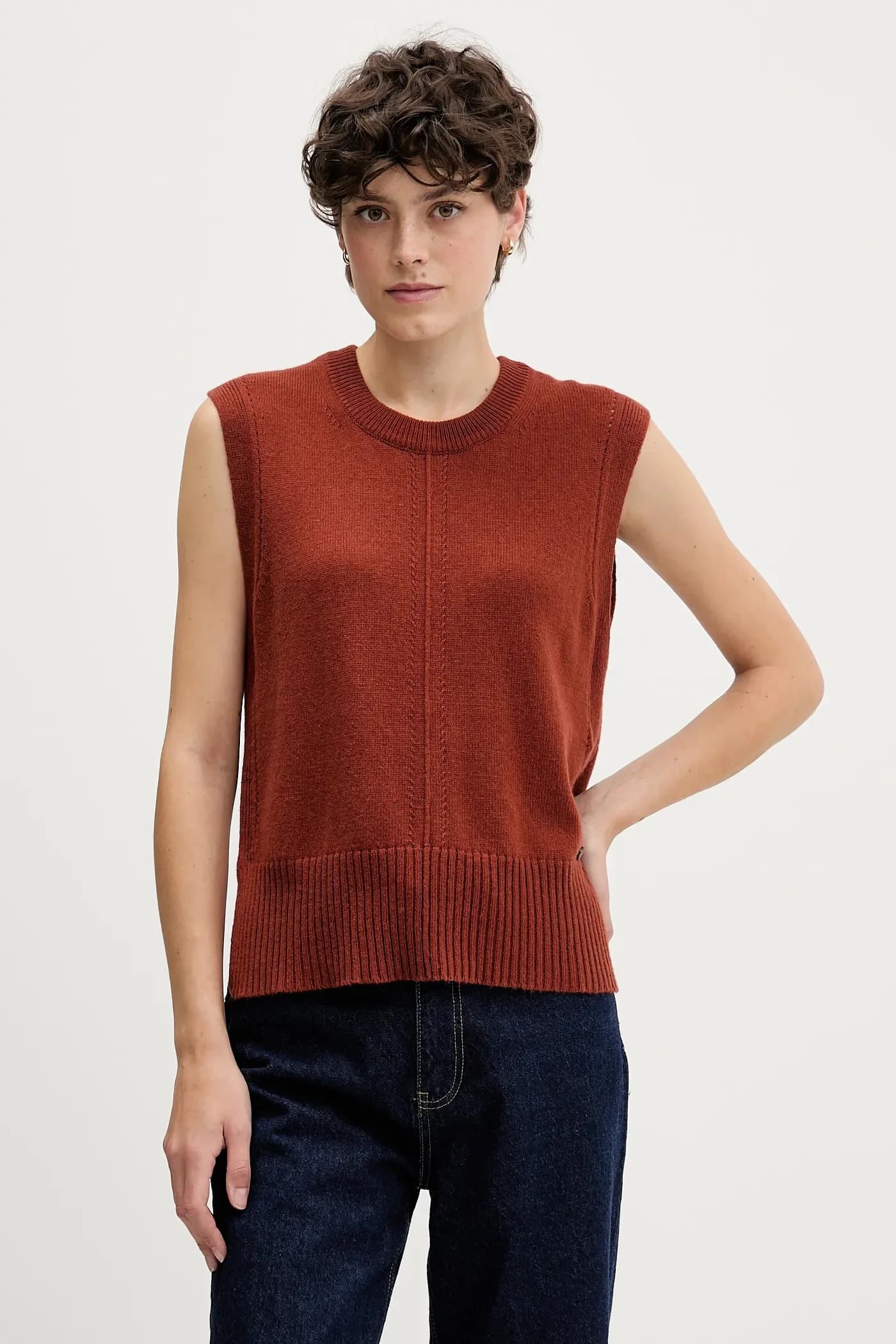 Жилет с добавлением шерсти