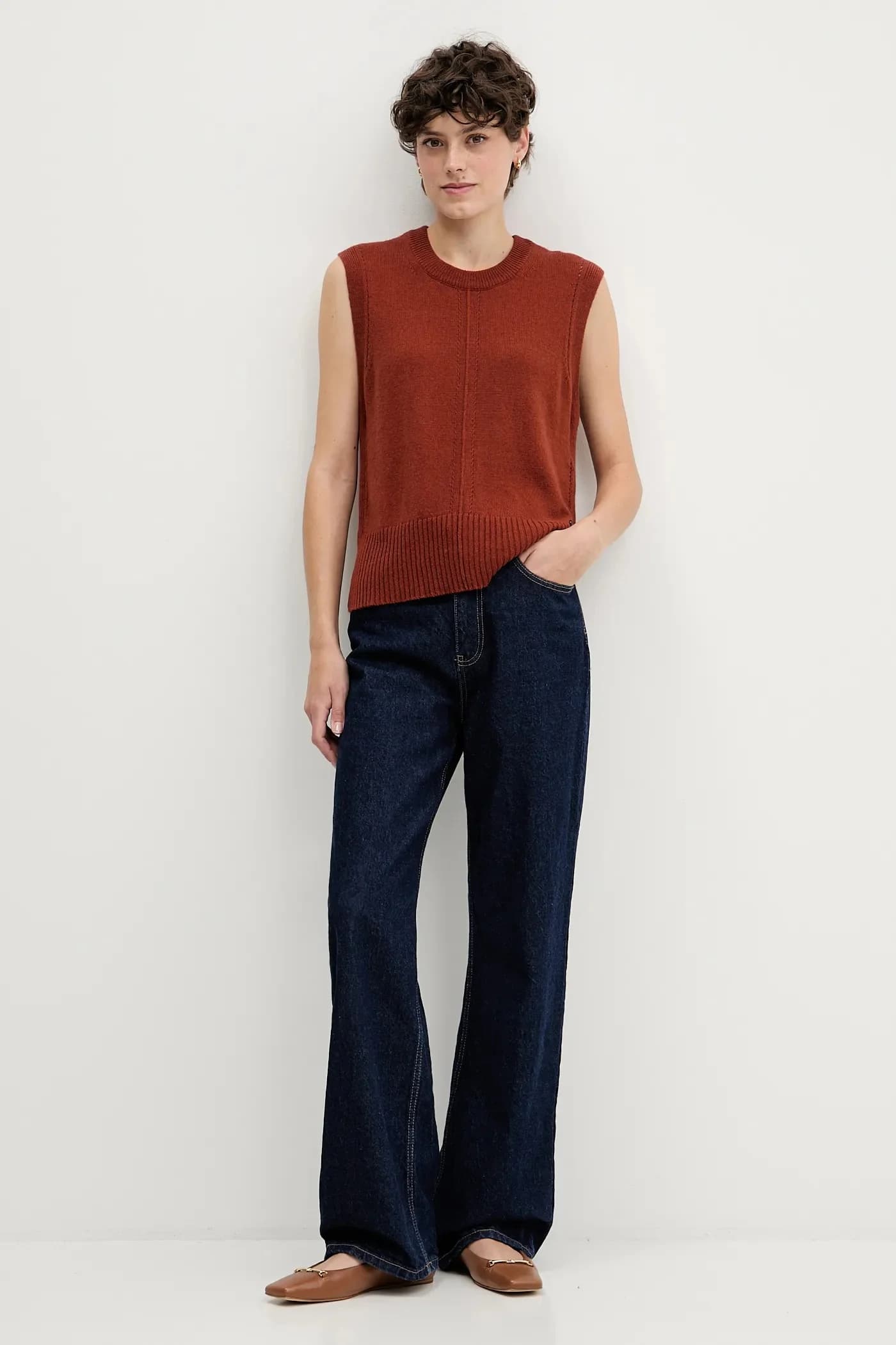 Жилет с добавлением шерсти - фото 2