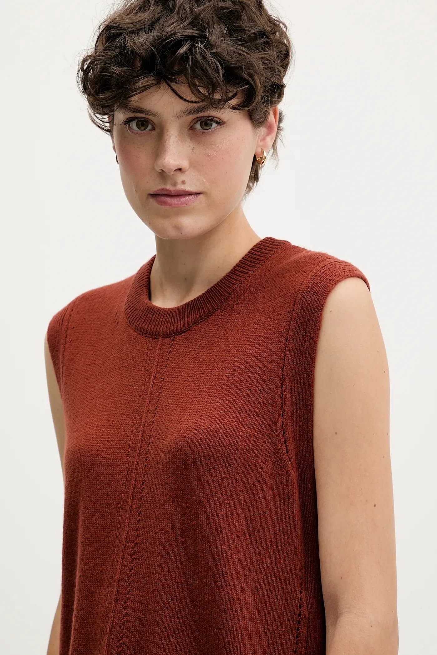 Жилет с добавлением шерсти - фото 4