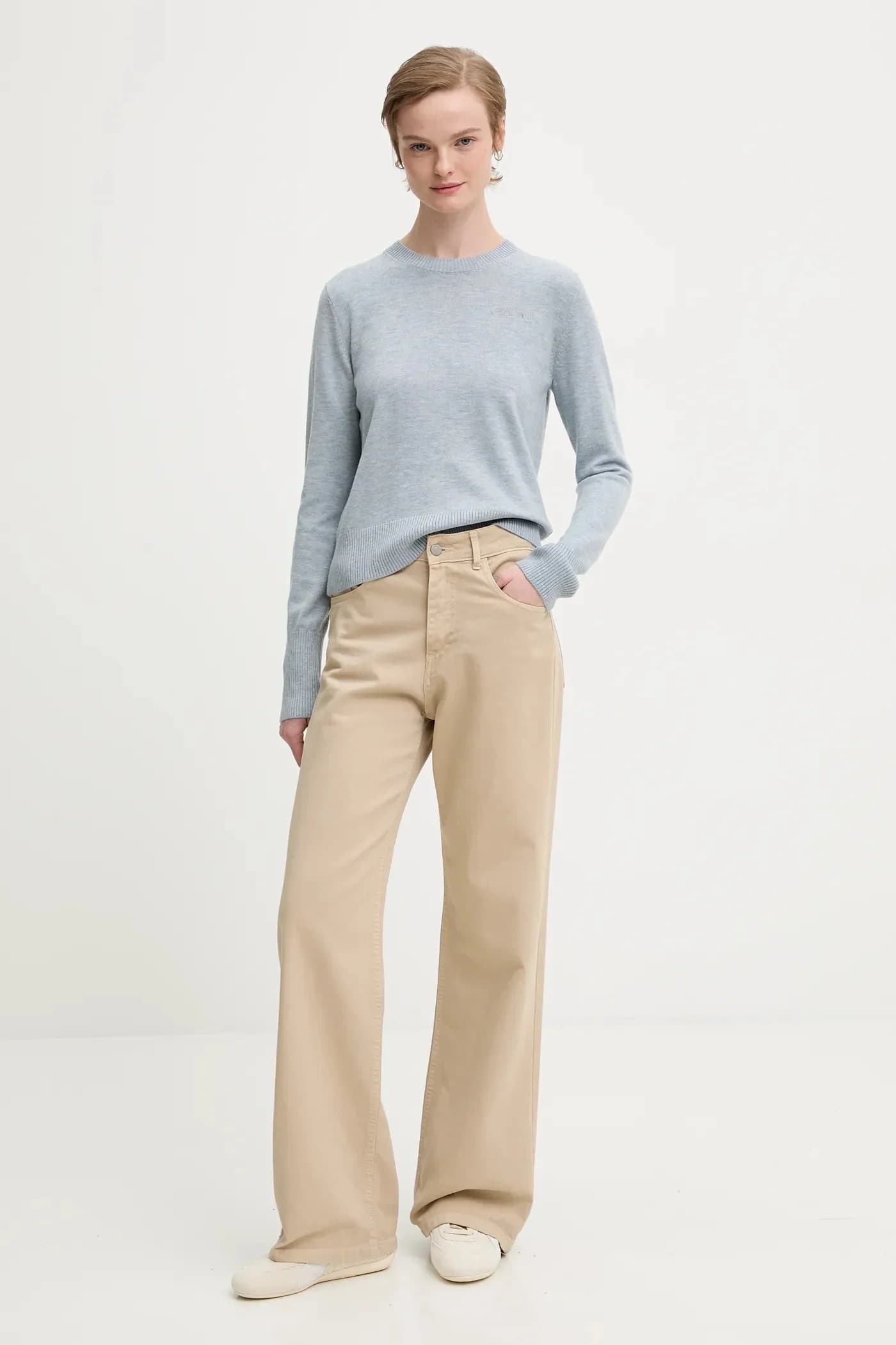 Свитер из смесовой шерсти - фото 2