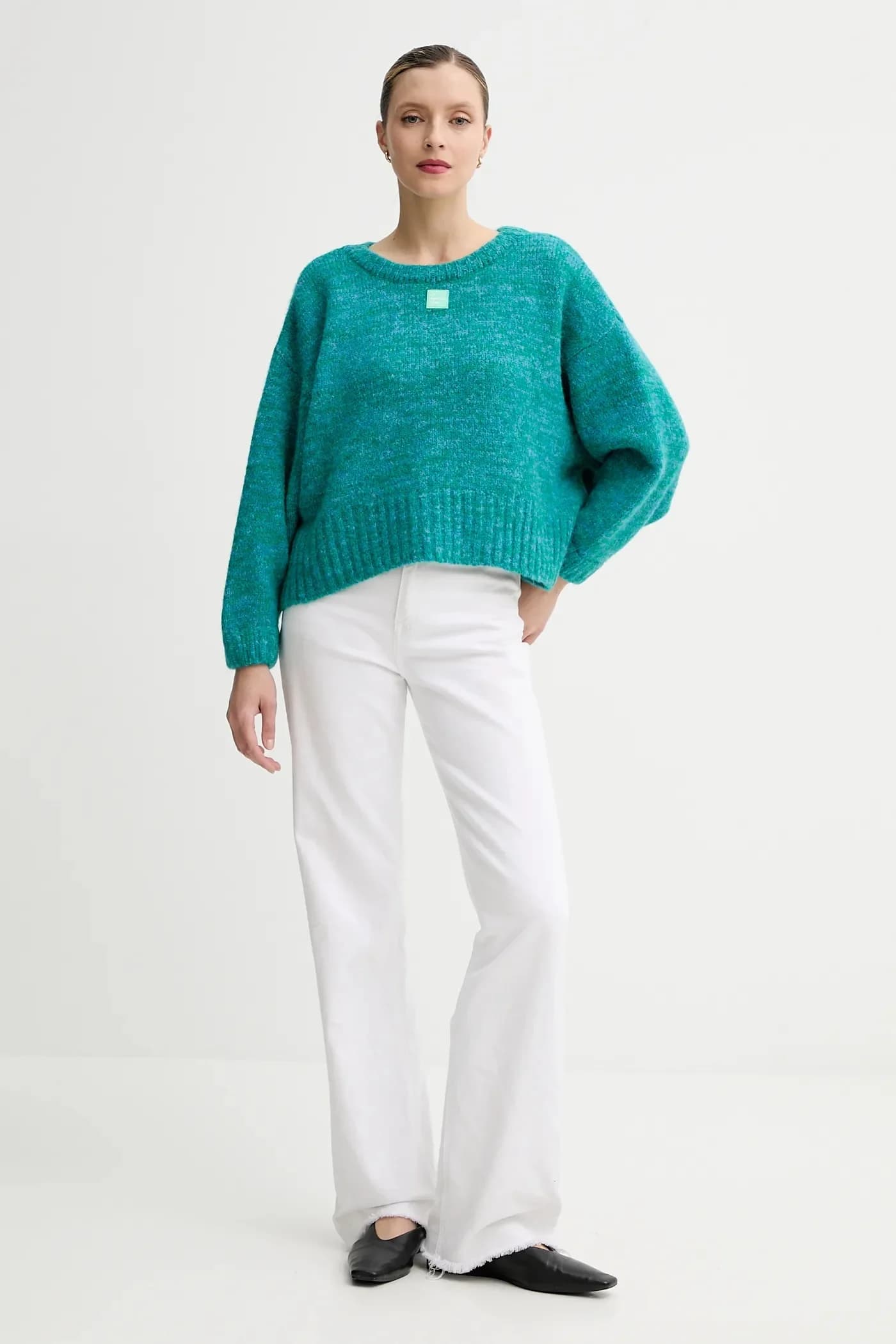 Свитер из смесовой шерсти - фото 2