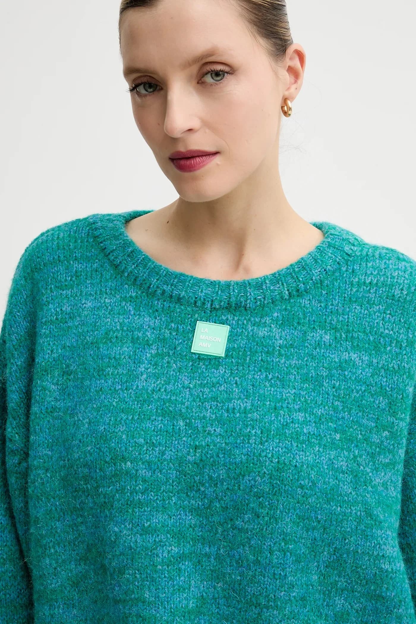 Свитер из смесовой шерсти - фото 4