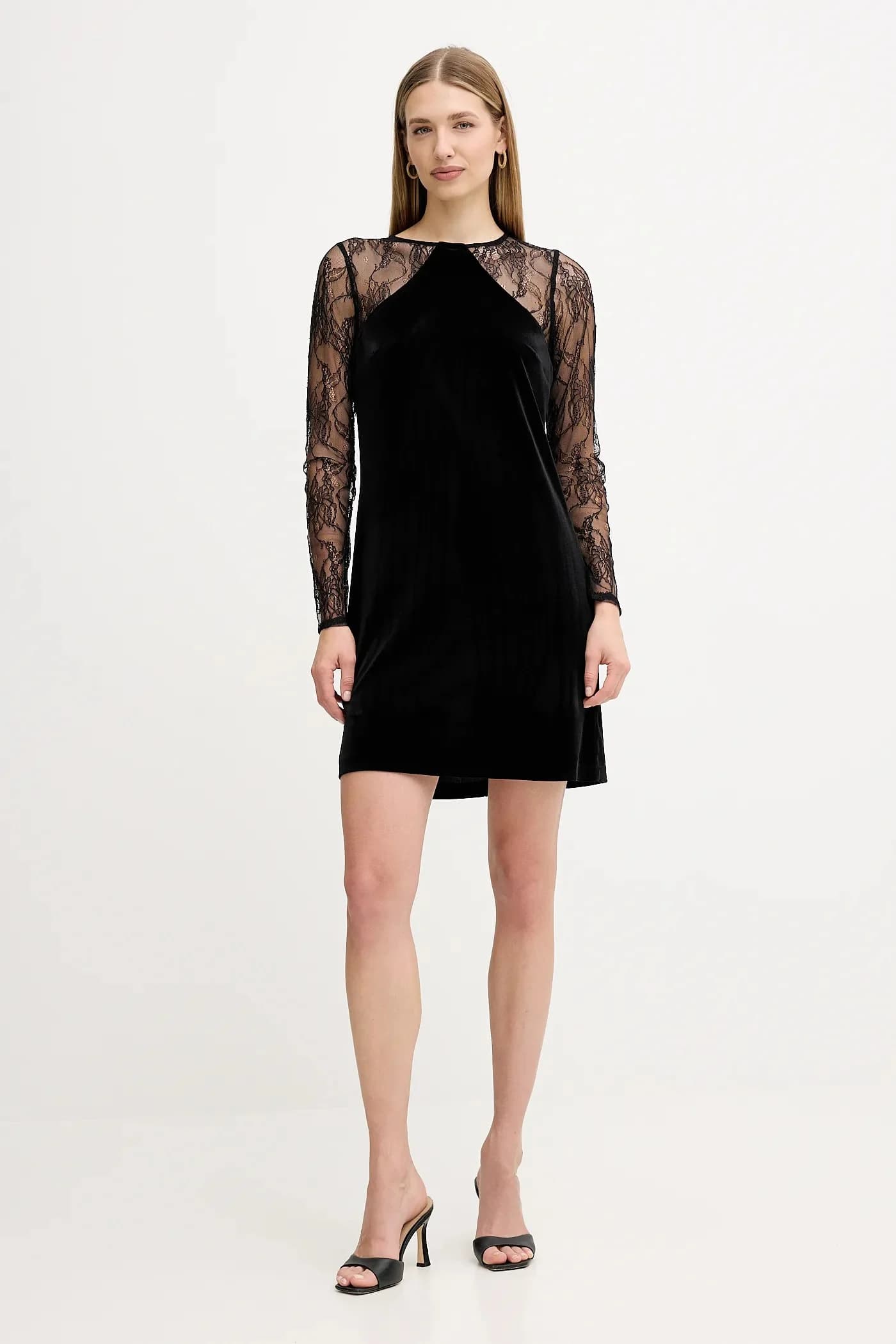 Велюровое платье - фото 2