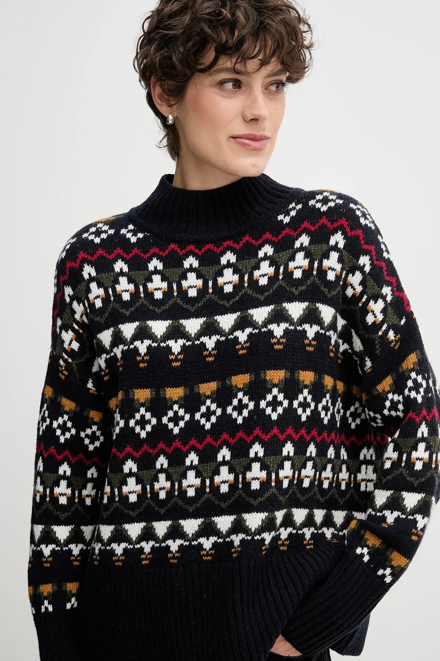 Свитер из смесовой шерсти - фото 4