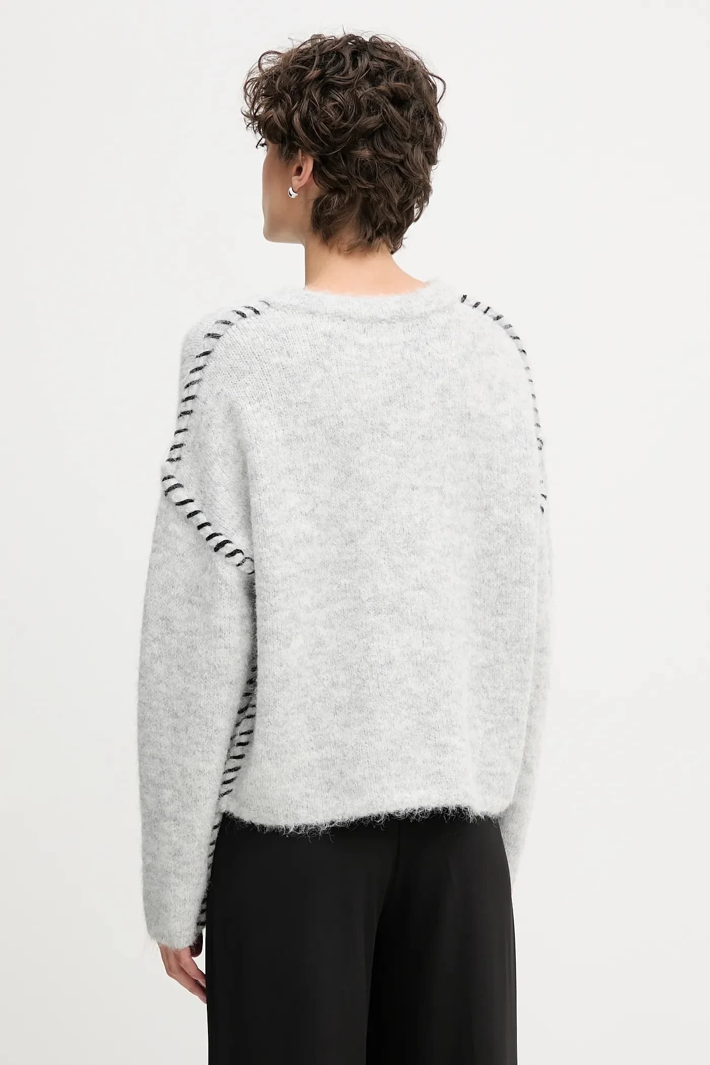 Свитер из смесовой шерсти - фото 2