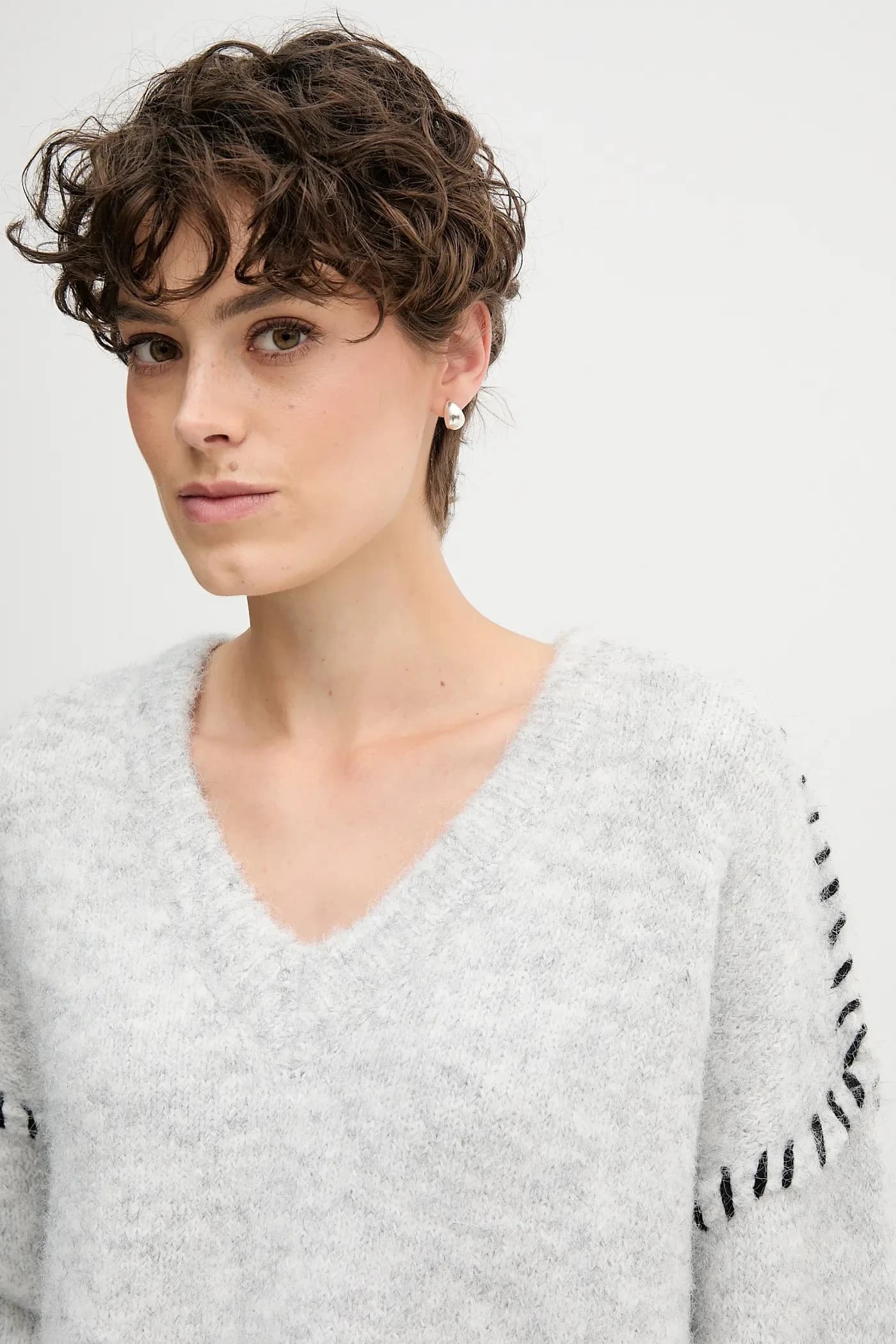 Свитер из смесовой шерсти - фото 3