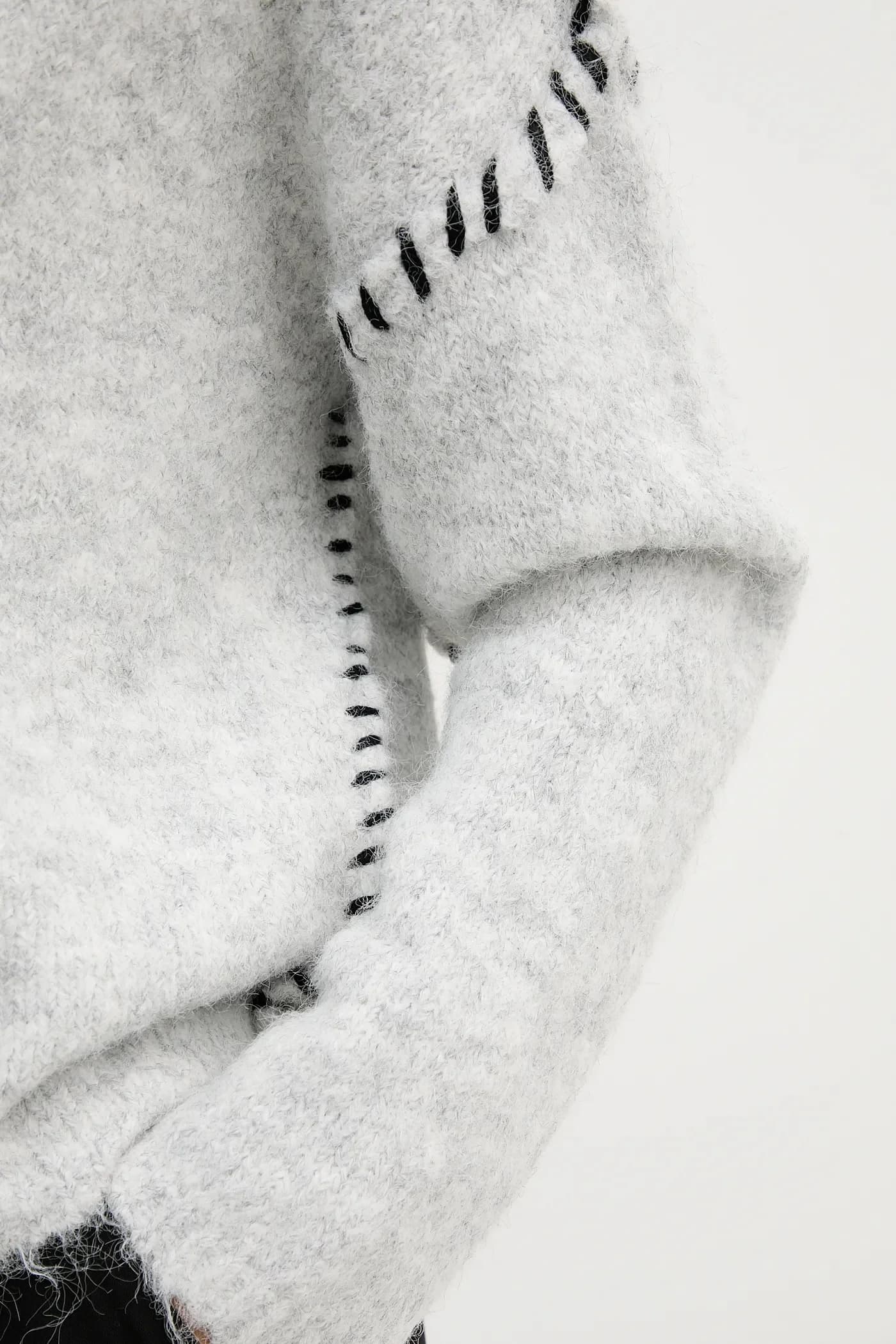 Свитер из смесовой шерсти - фото 4