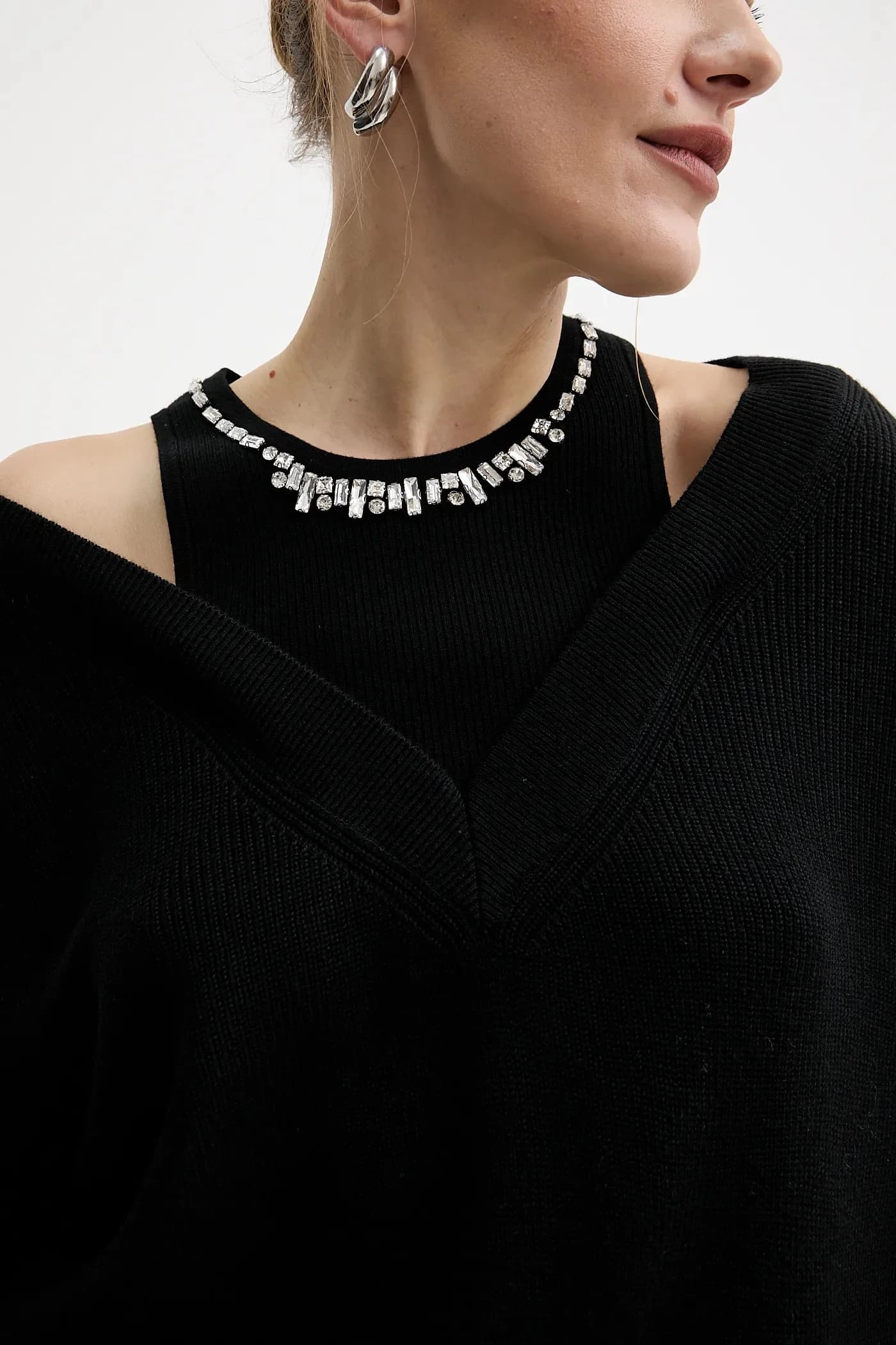 Платье из смесовой шерсти - фото 5