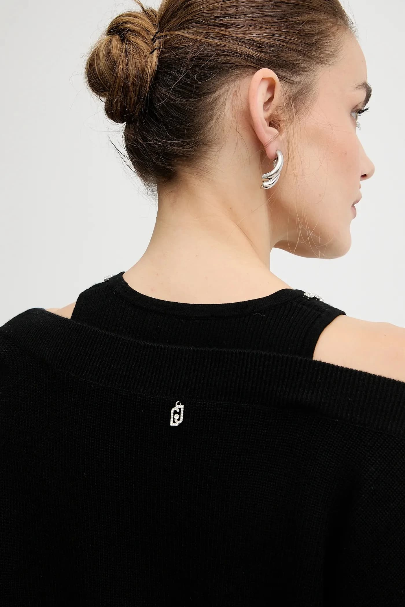 Платье из смесовой шерсти - фото 6