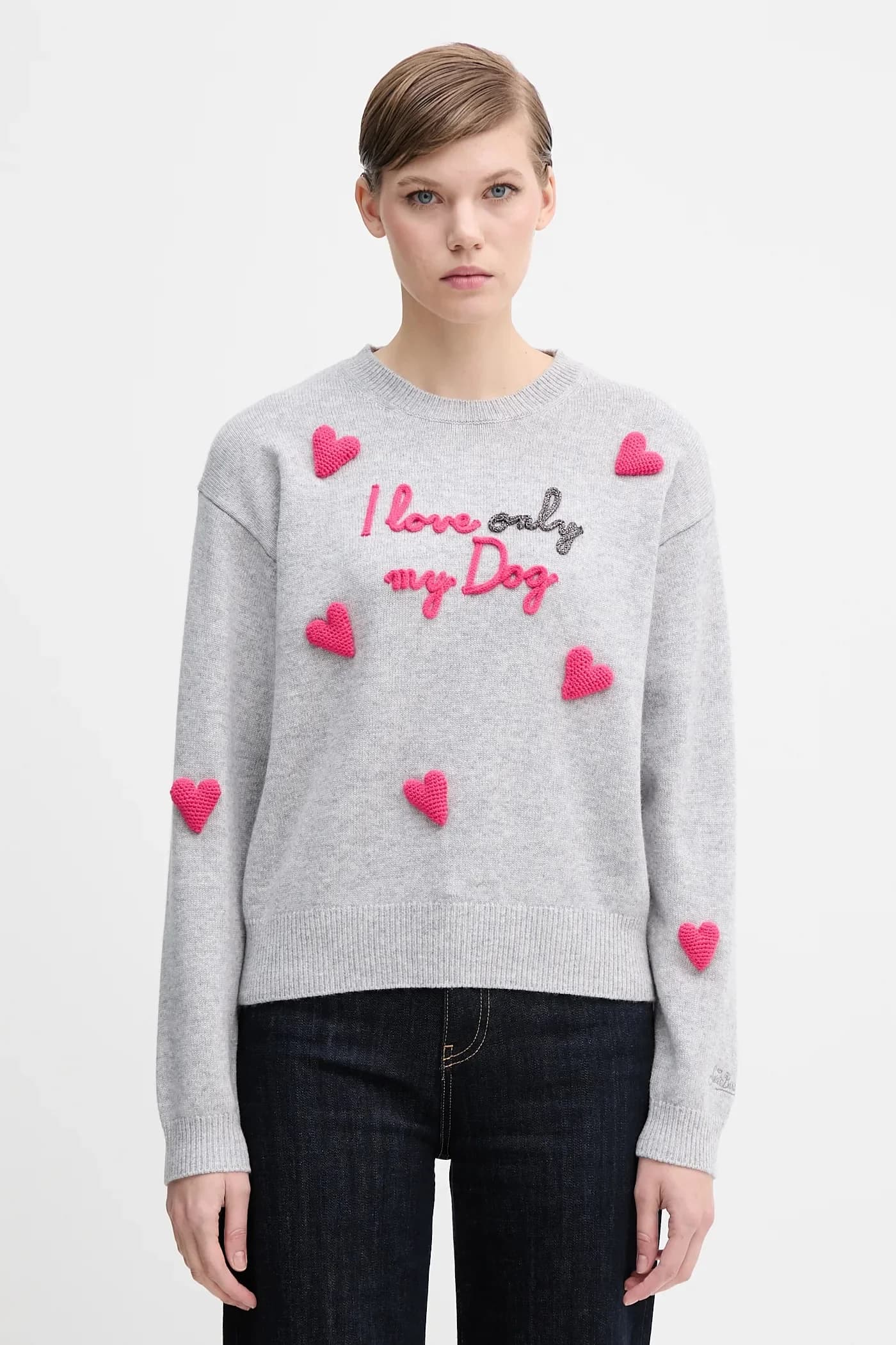 Свитер из смесовой шерсти