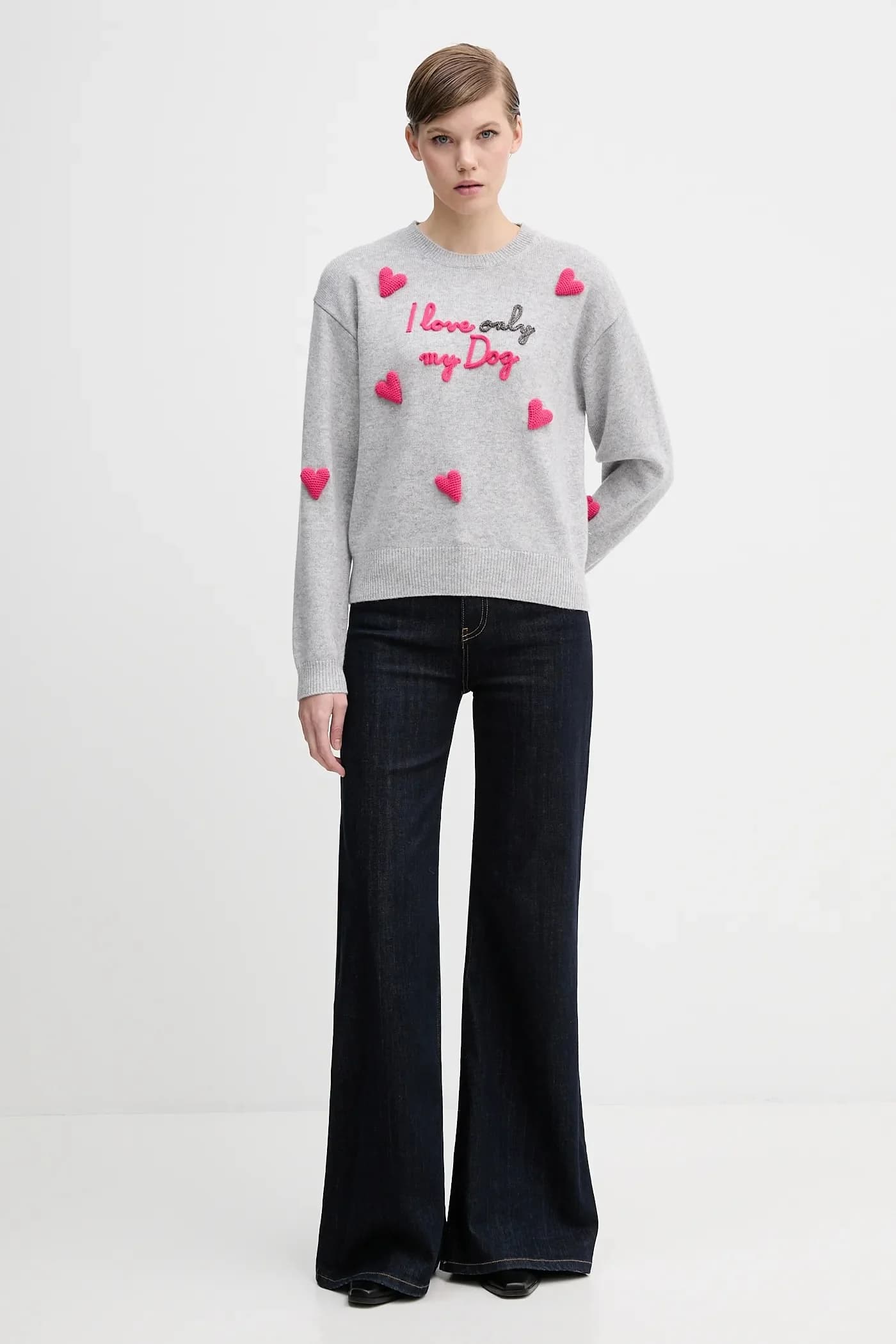 Свитер из смесовой шерсти - фото 2