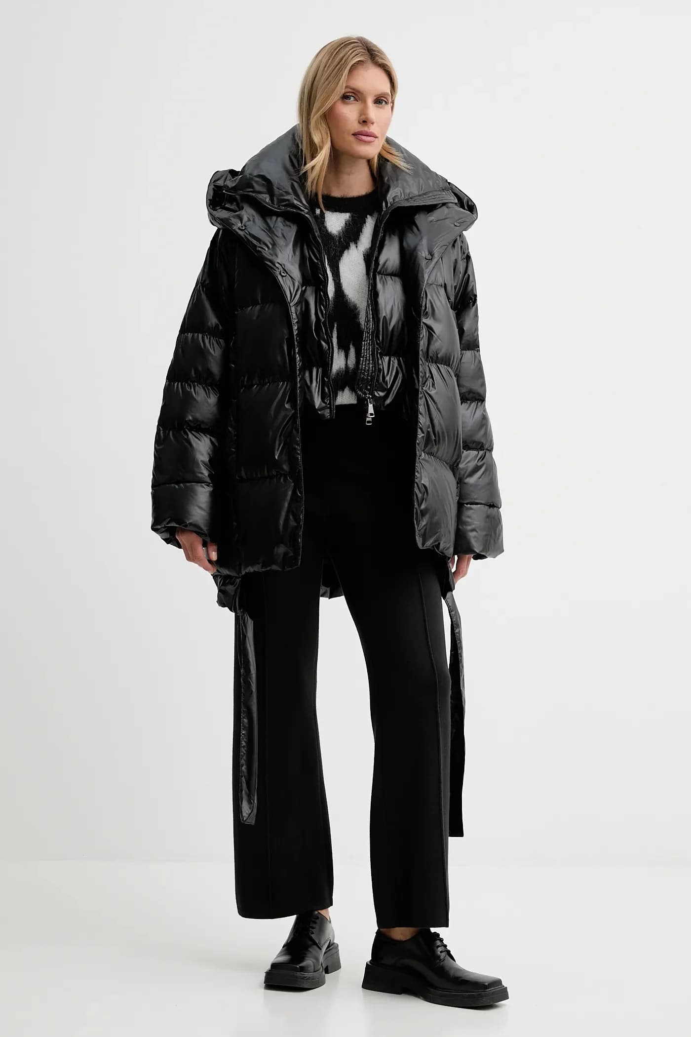 Свитер из смесовой шерсти - фото 2