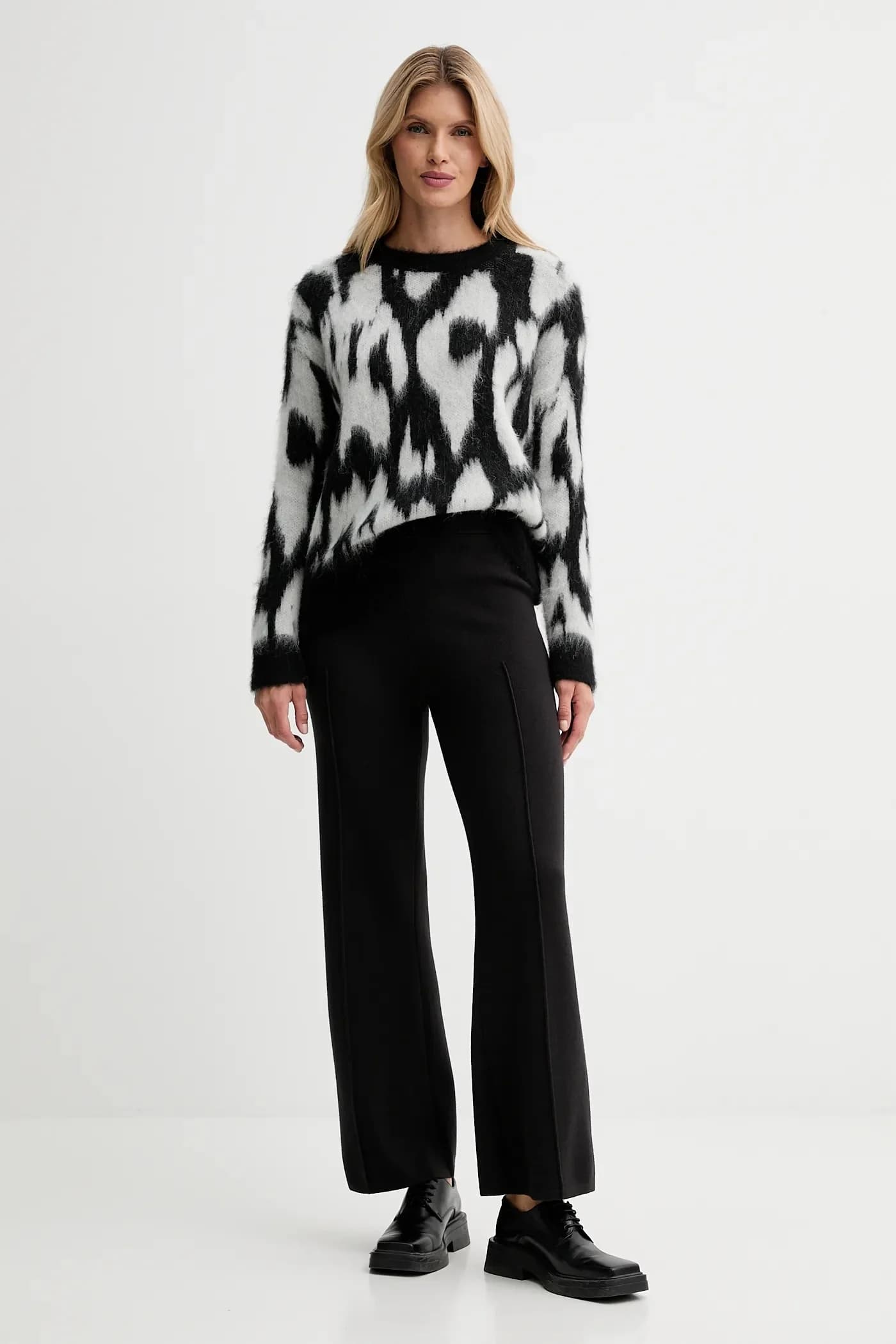 Свитер из смесовой шерсти - фото 4