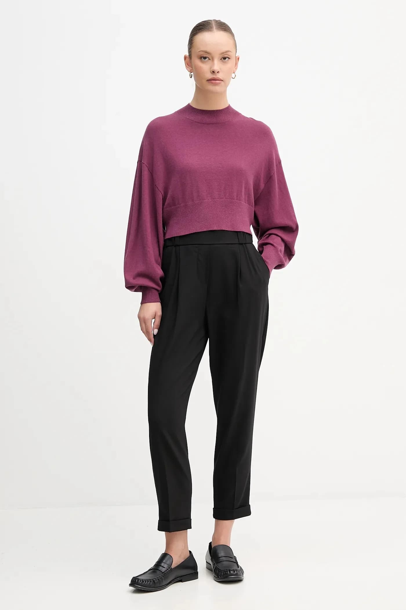 Свитер из смесовой шерсти - фото 2