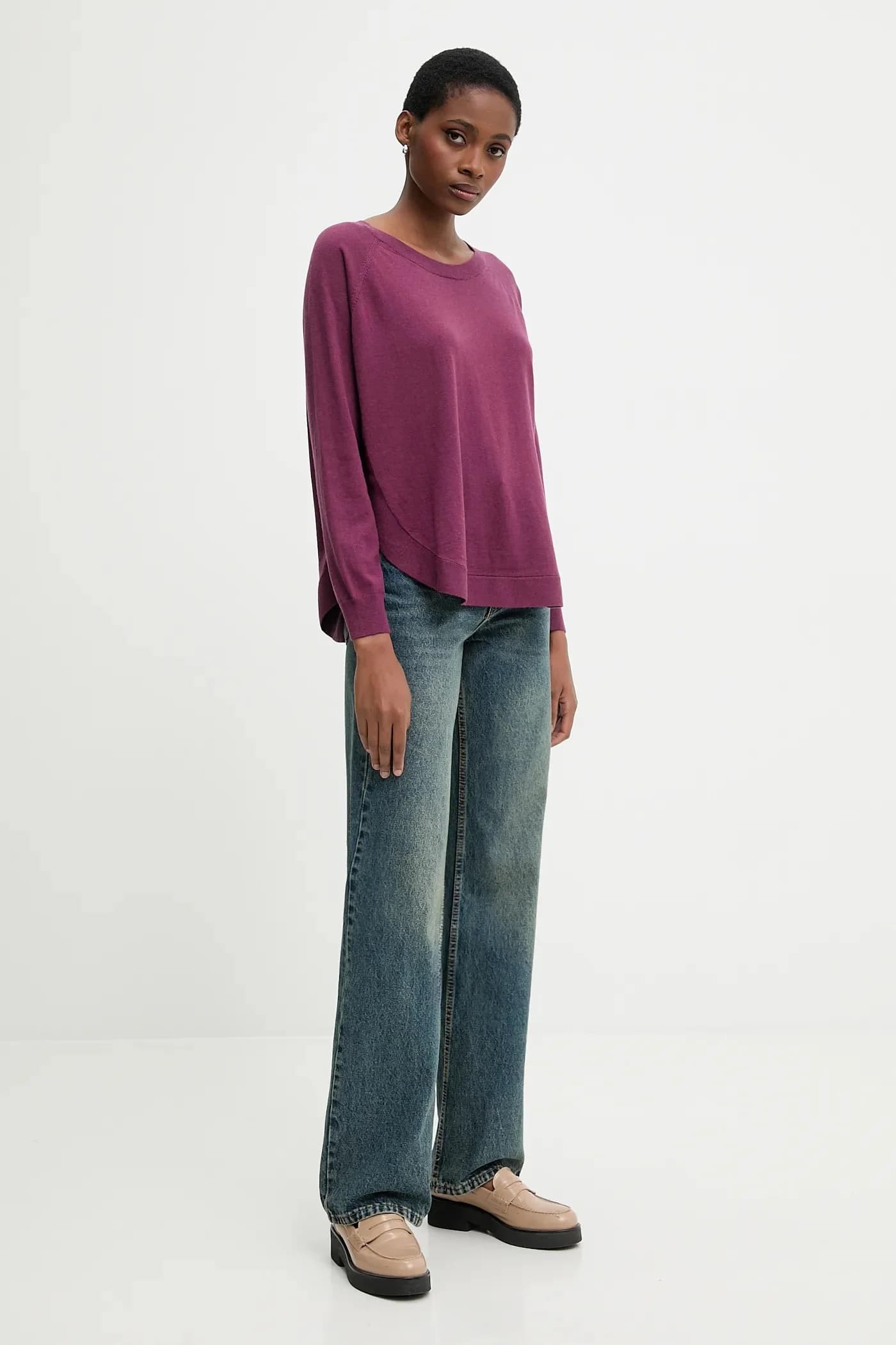 Свитер из смесовой шерсти - фото 2