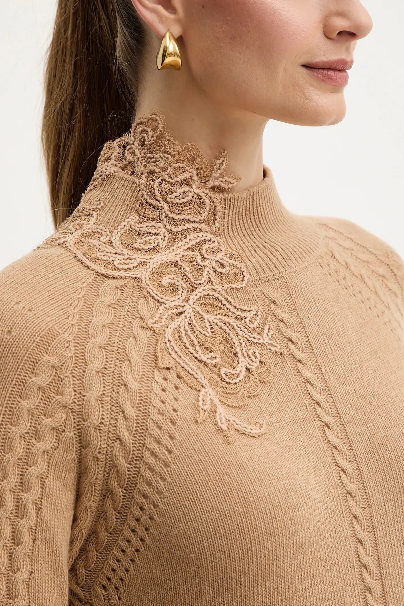 Свитер из смесовой шерсти - фото 5