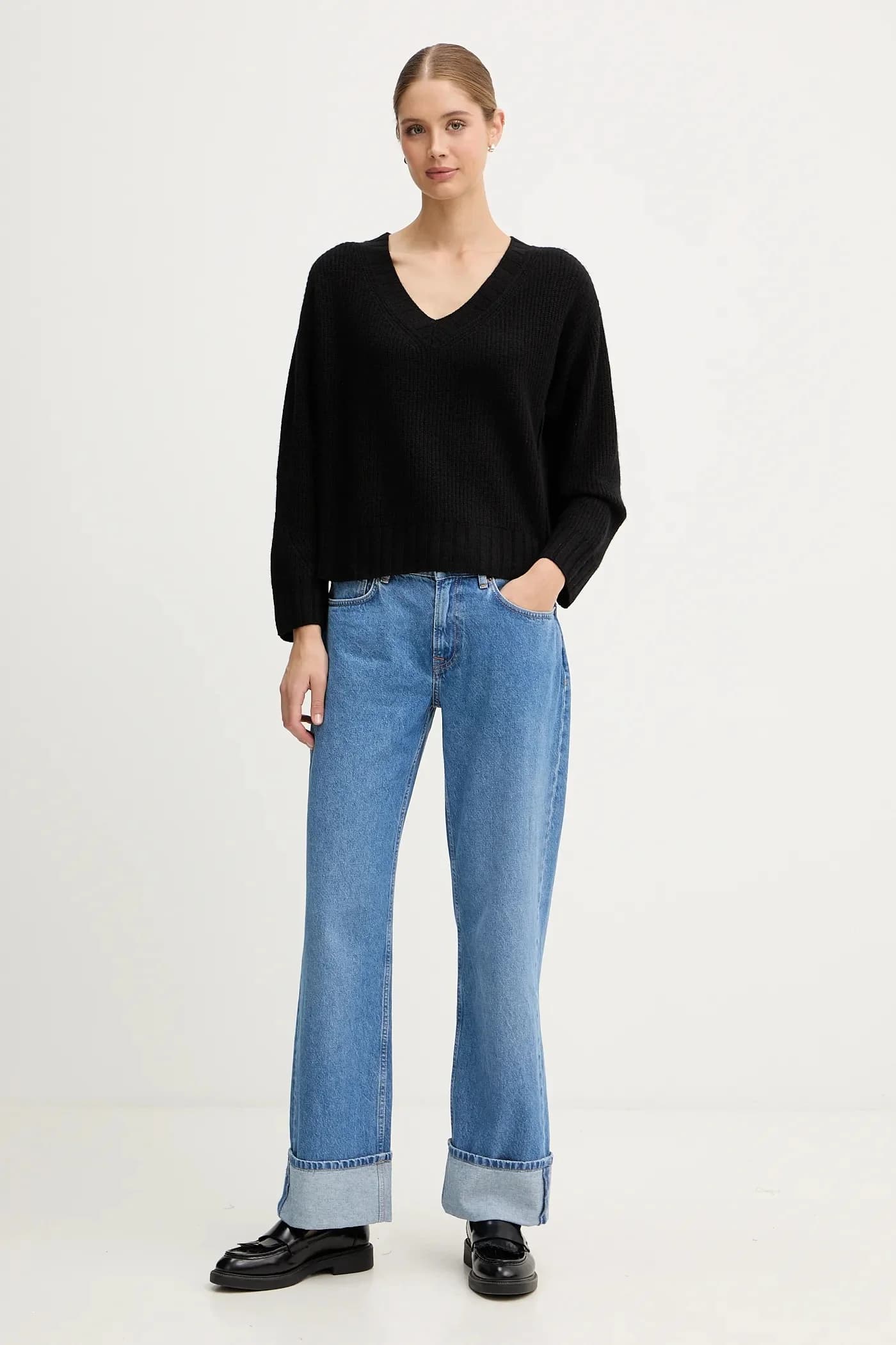 Свитер из смесовой шерсти - фото 2