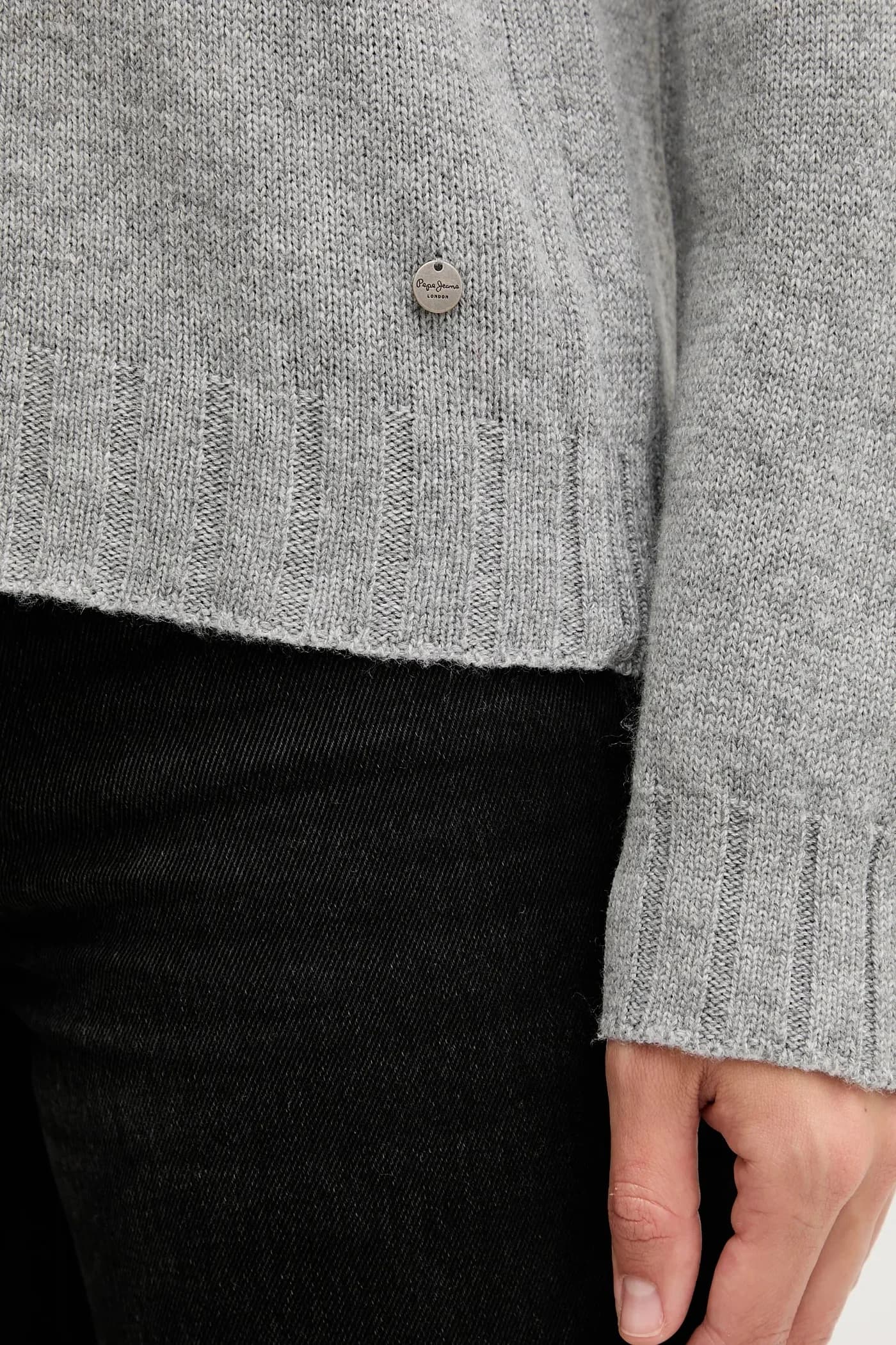 Свитер из смесовой шерсти - фото 5