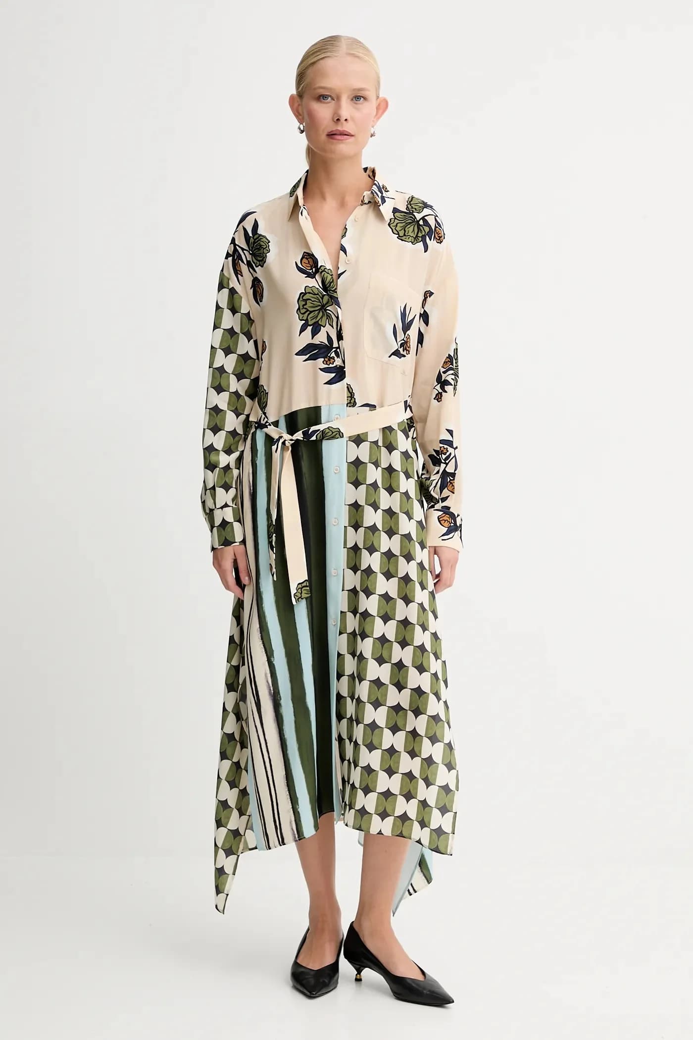 ПАССО шелковое платье - фото 2