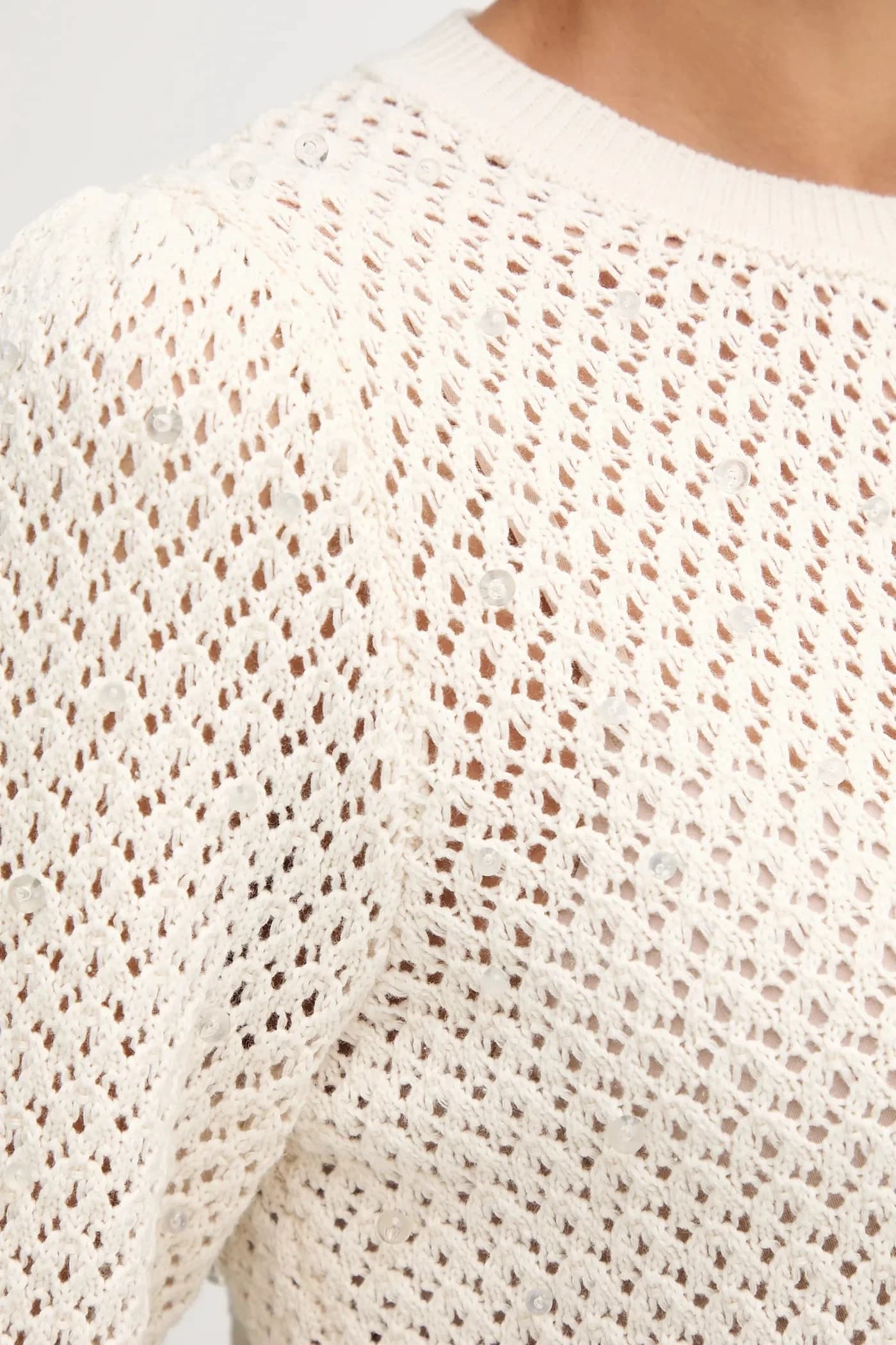 Хлопковый свитер - фото 6