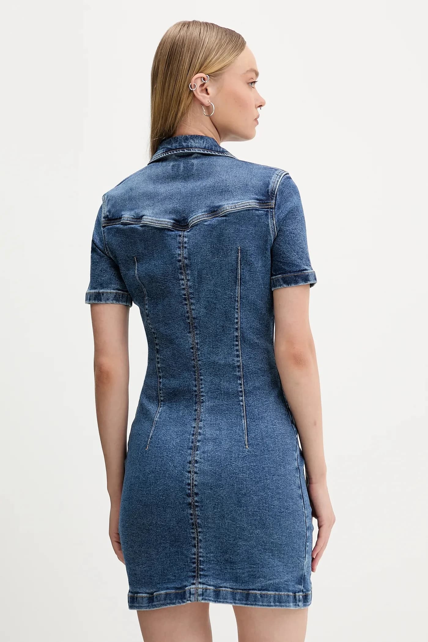 Джинсовое платье - фото 3