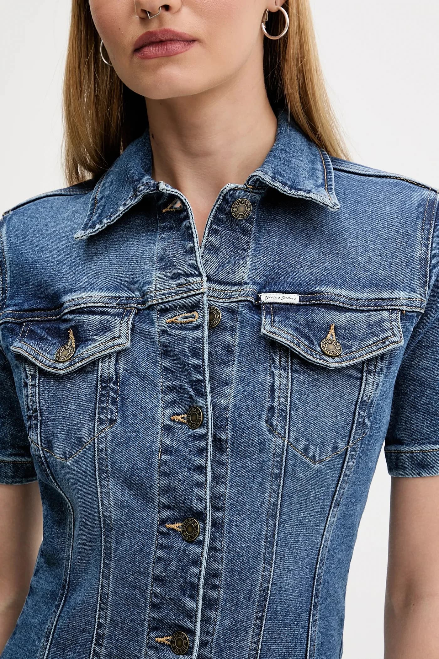 Джинсовое платье - фото 5