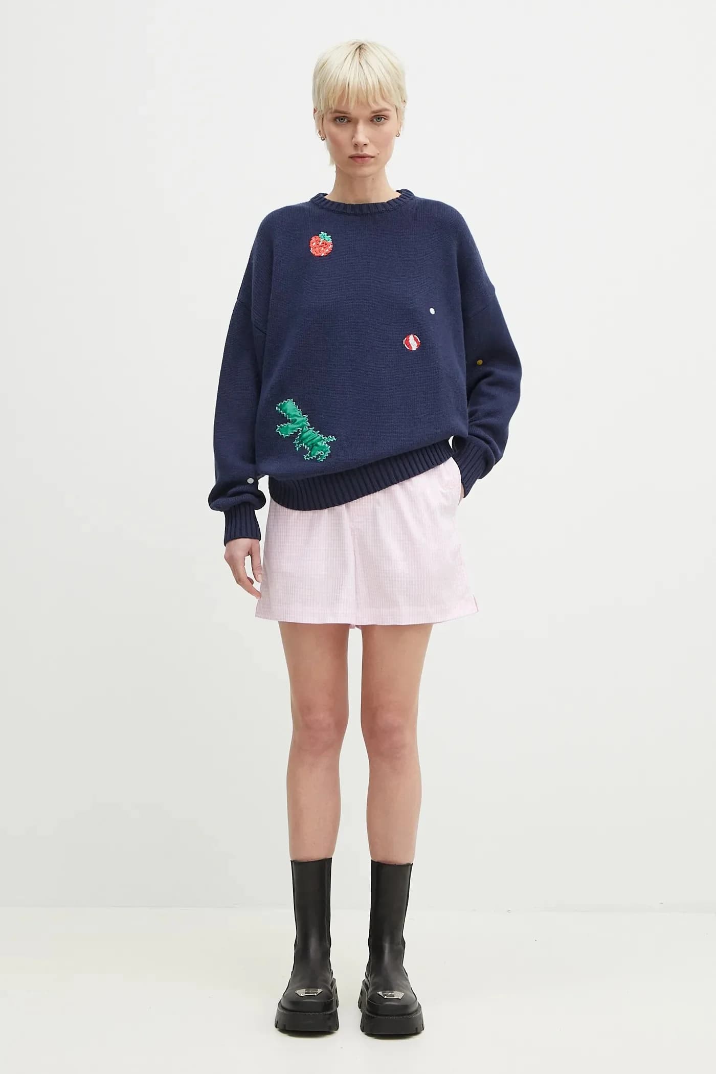 Свитер Multipatch Dinosaur из смесовой шерсти - фото 11