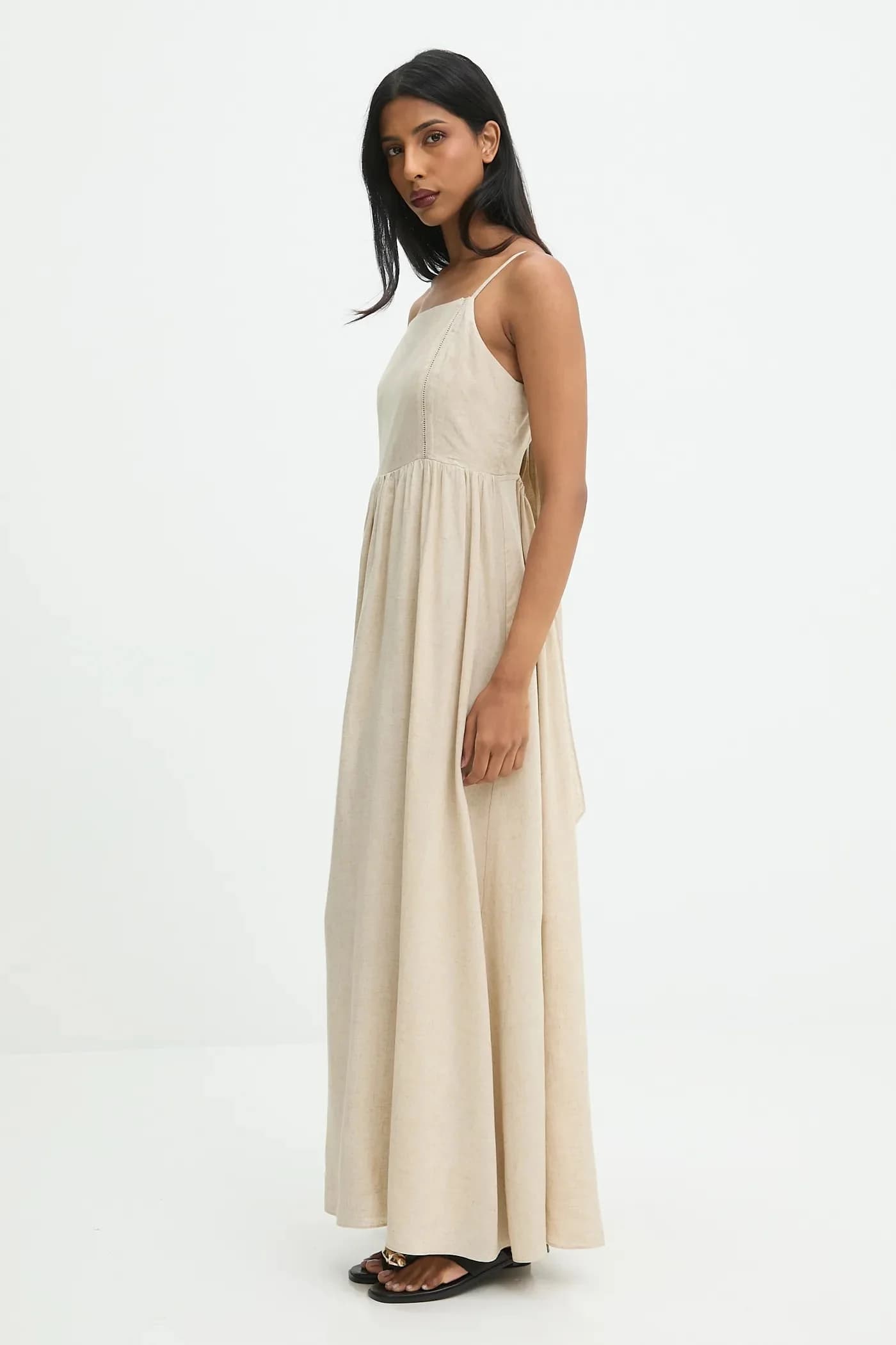 Льняное платье - фото 2