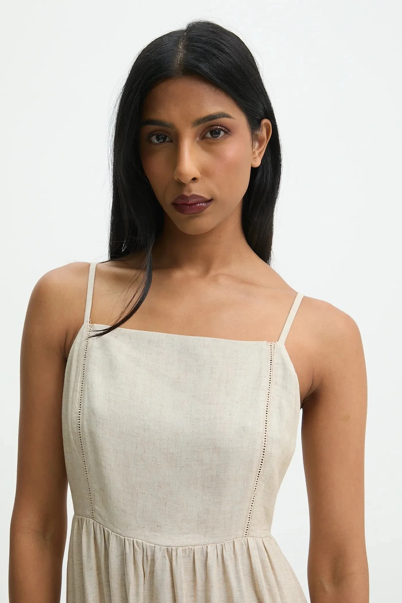 Льняное платье - фото 5