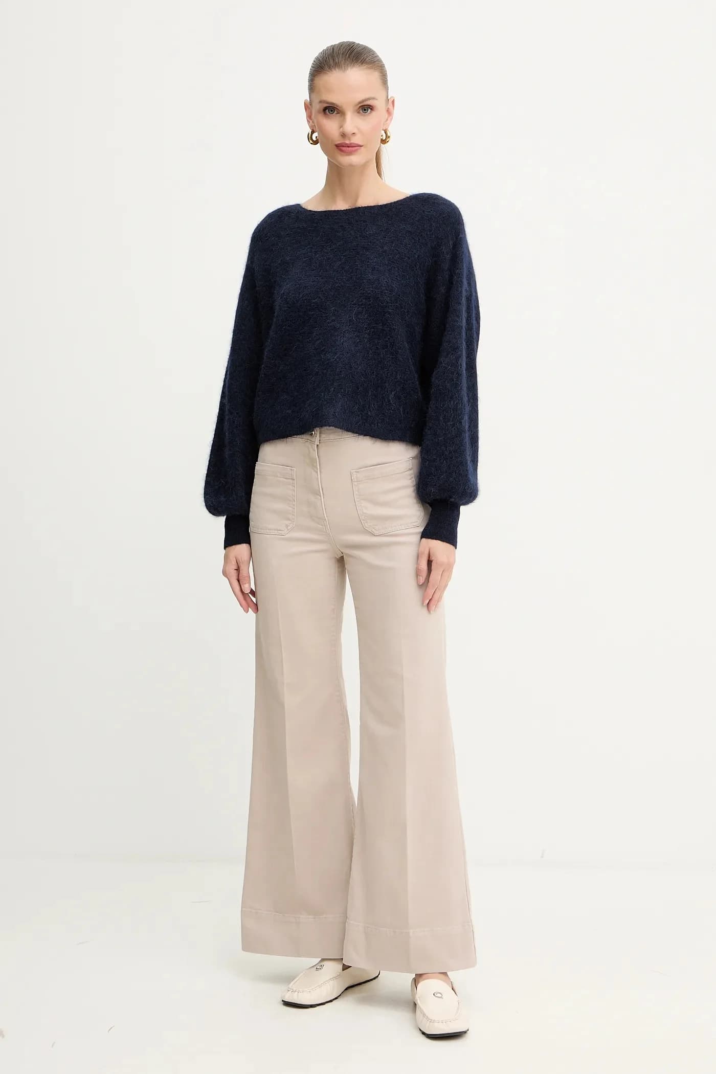 Свитер из смесовой шерсти - фото 2